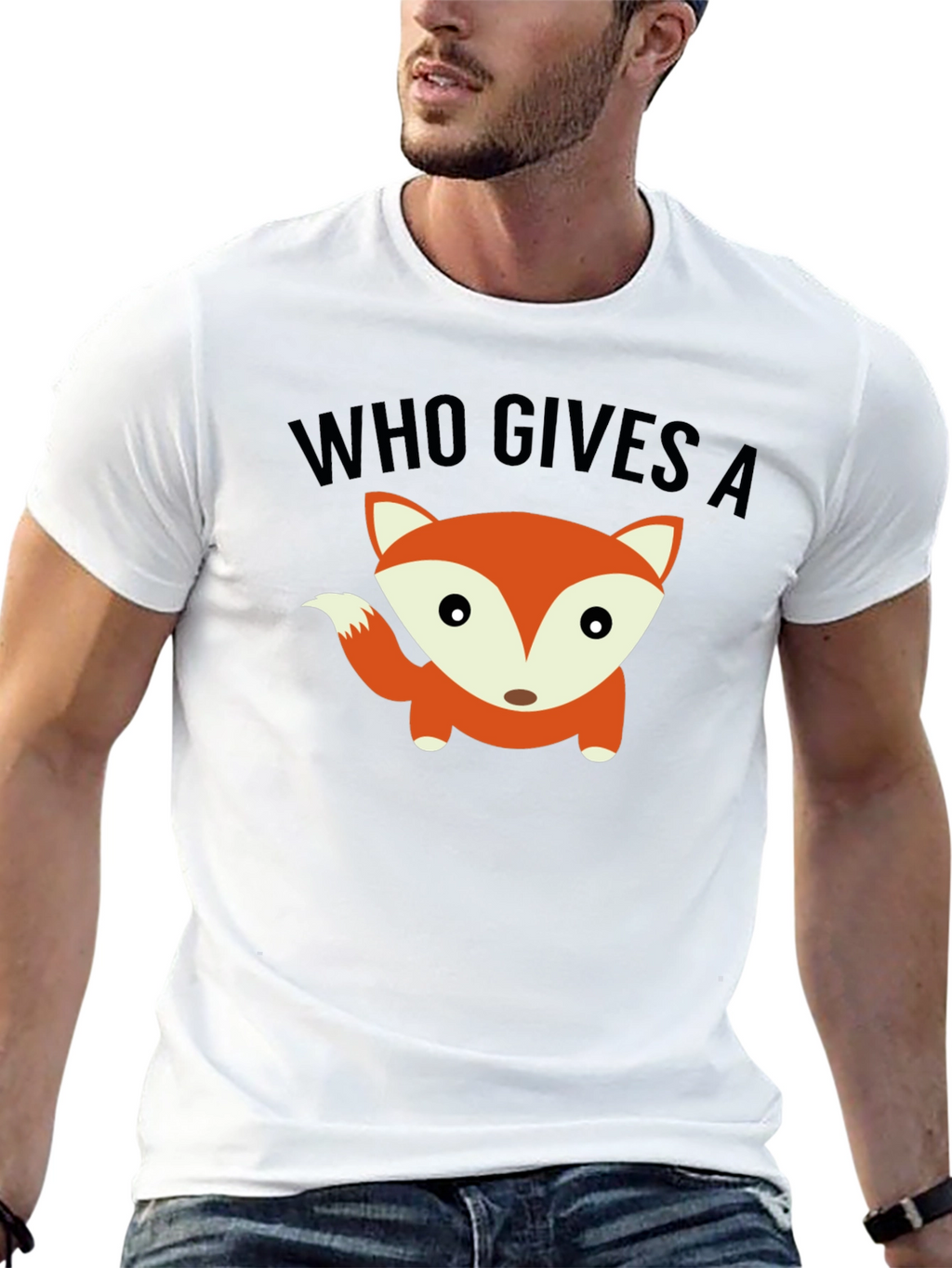 Who Gives a Fox Funny Graphic Tee