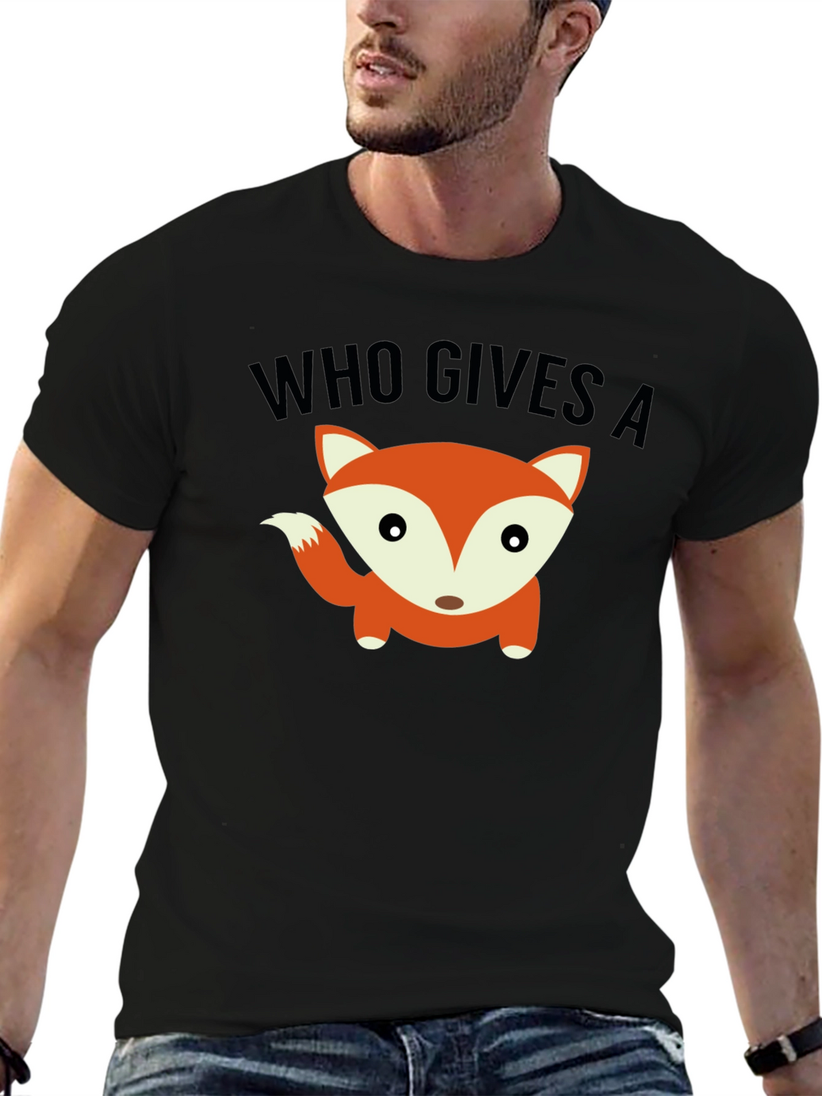 Who Gives a Fox Funny Graphic Tee