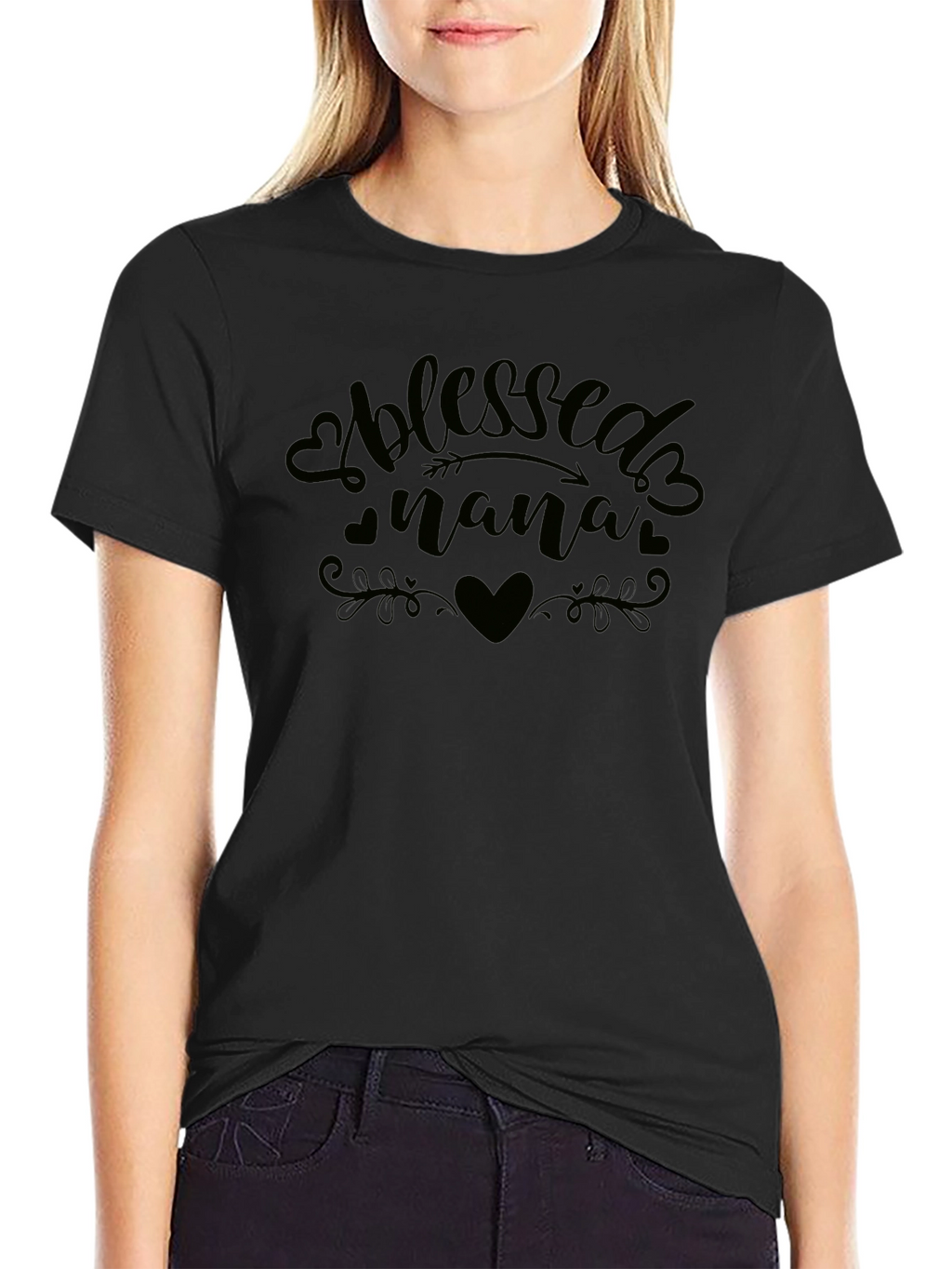 Blessed Nana T-Shirt - Black