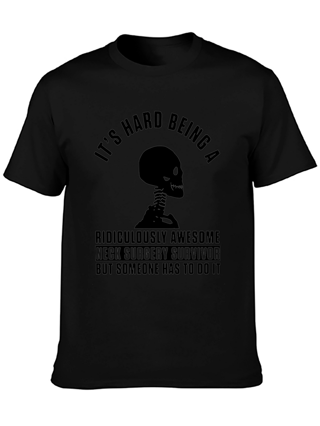 Neck Surgery Survivor Graphic T-Shirt