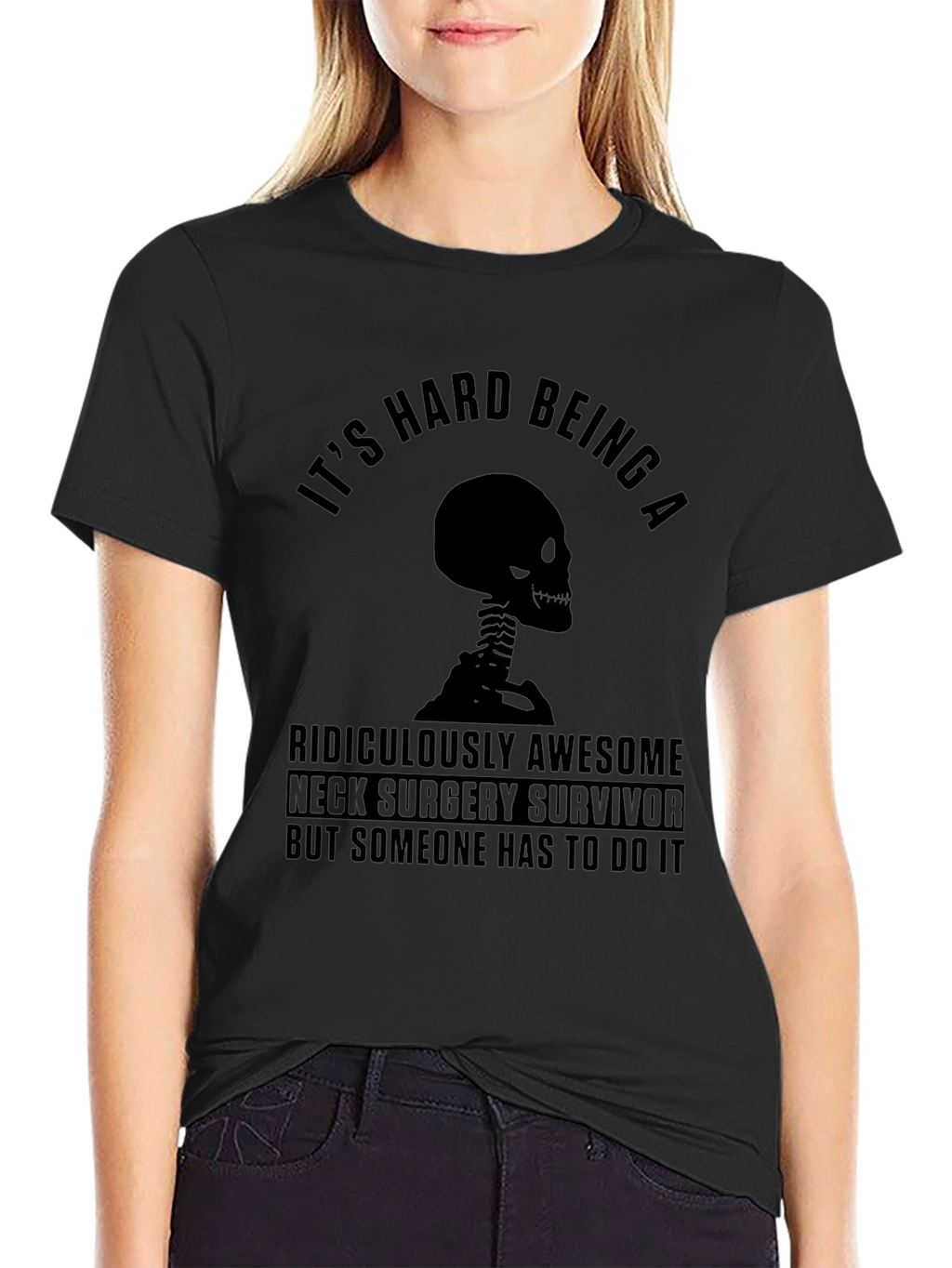 Neck Surgery Survivor Graphic T-Shirt