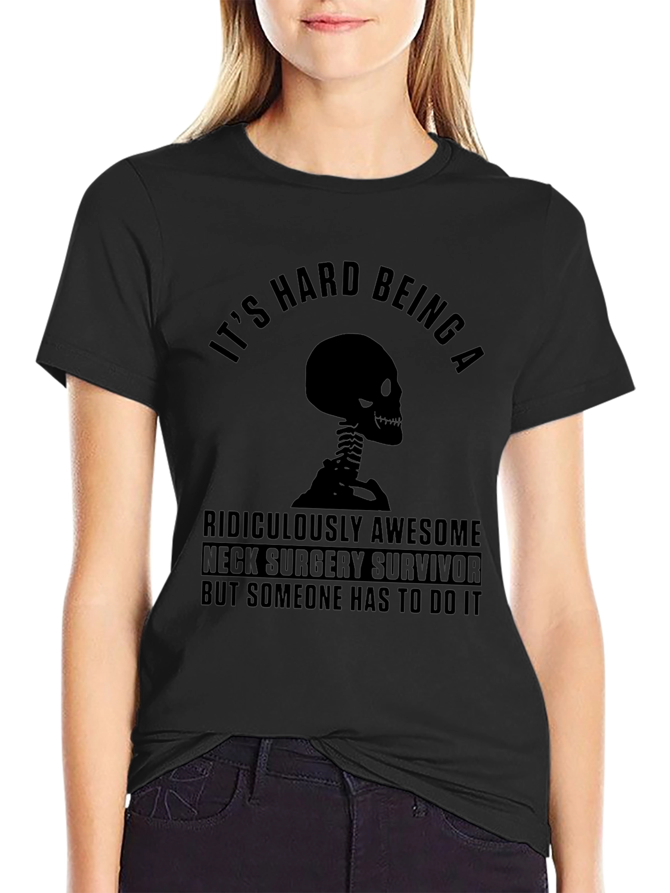 Neck Surgery Survivor Graphic T-Shirt
