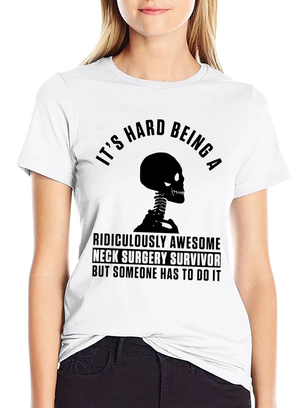 Neck Surgery Survivor Graphic T-Shirt