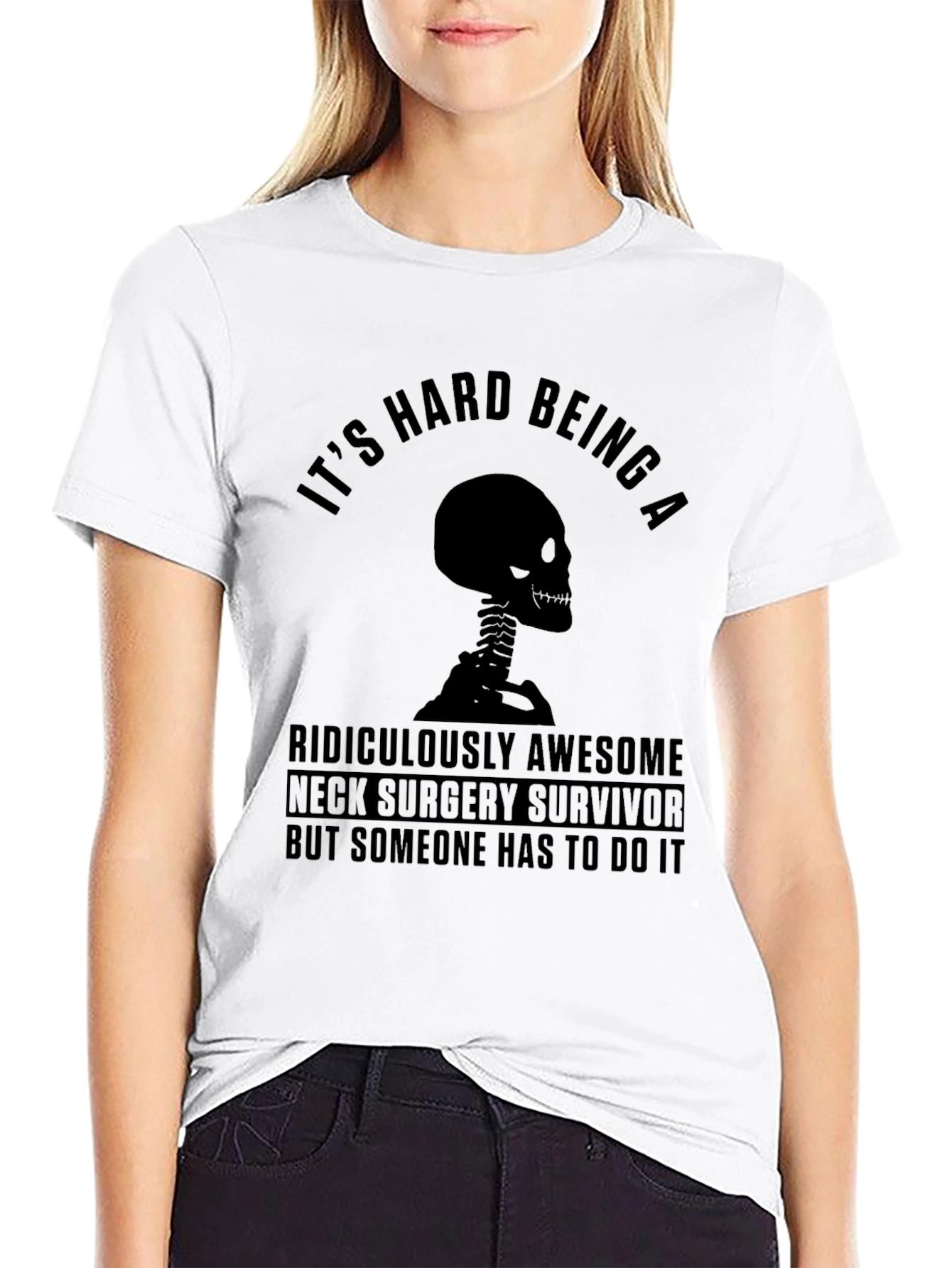 Neck Surgery Survivor Graphic T-Shirt