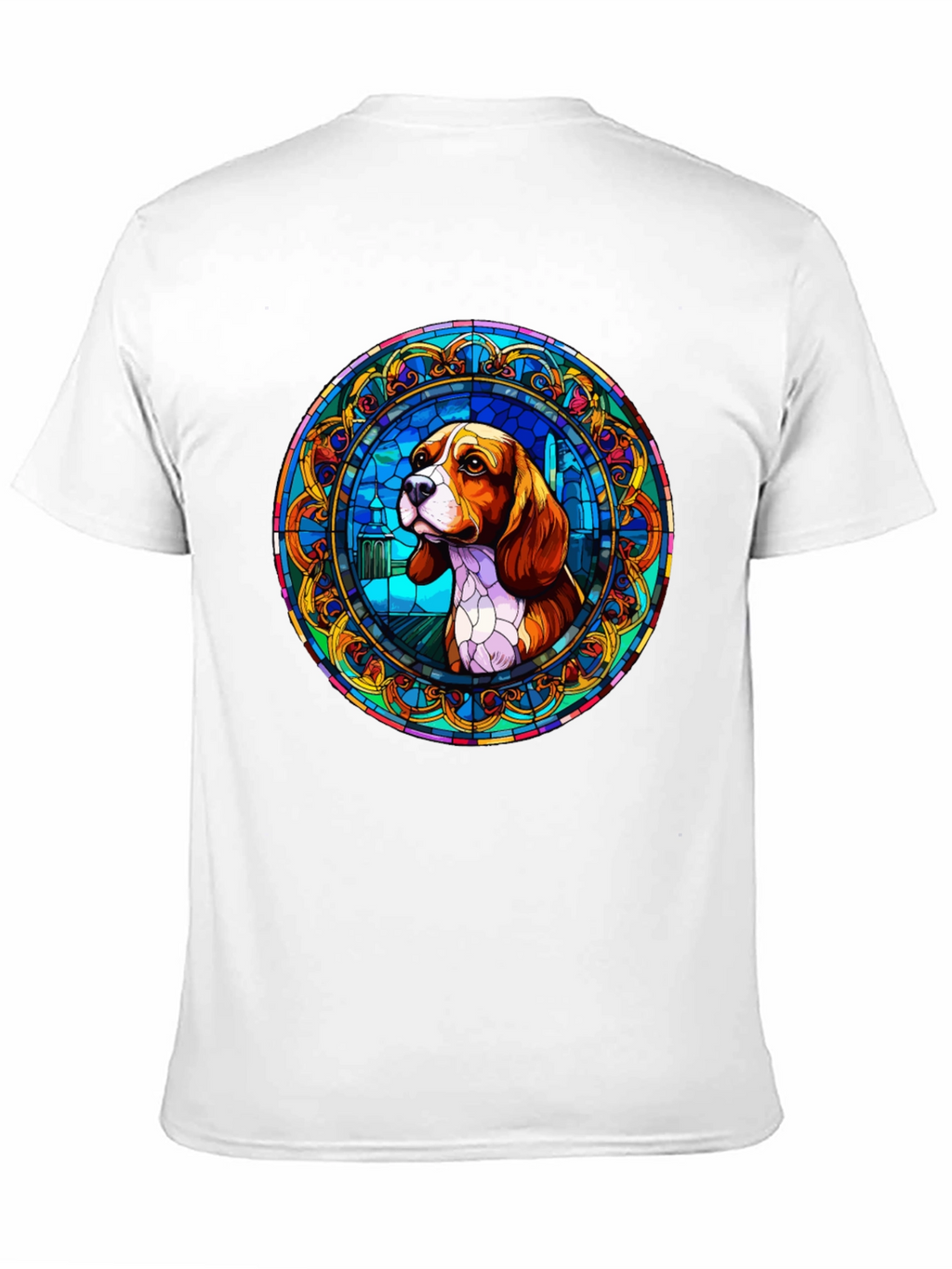 Beagle Stained Glass T-Shirt - Unique Dog Lover Gift