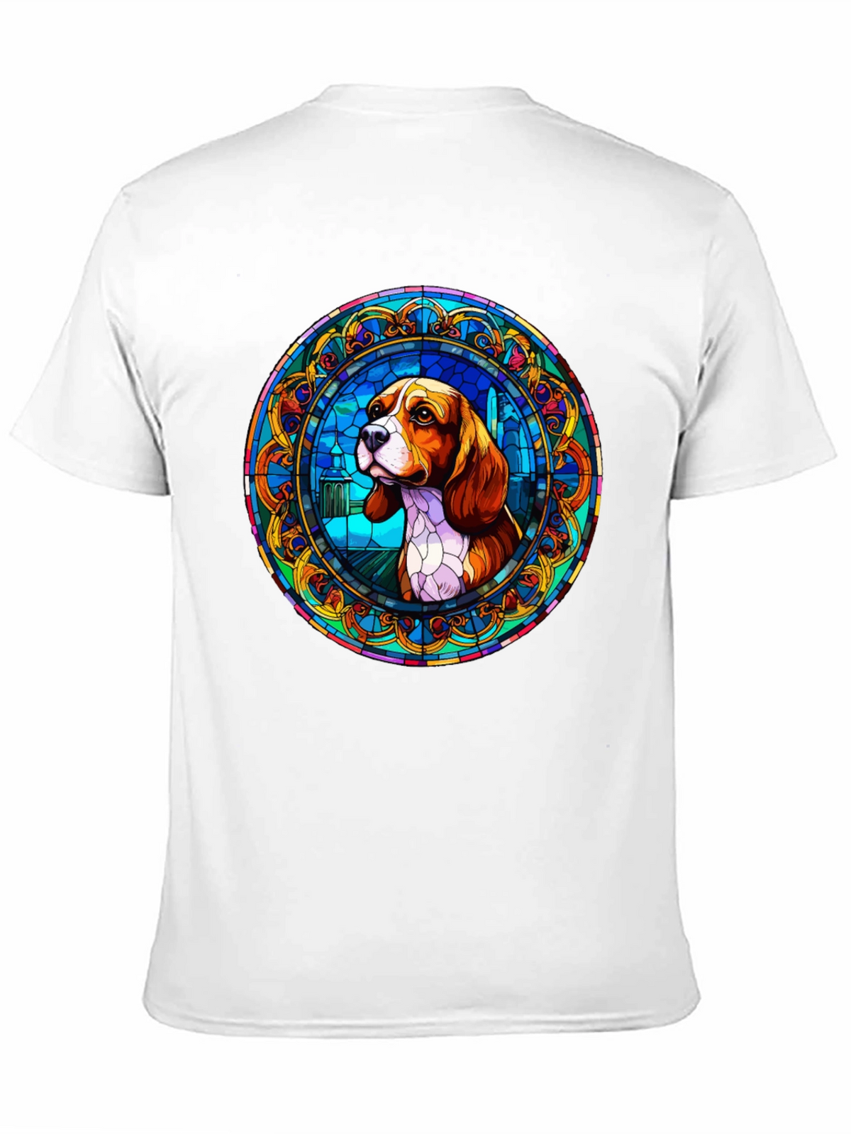 Beagle Stained Glass T-Shirt - Unique Dog Lover Gift