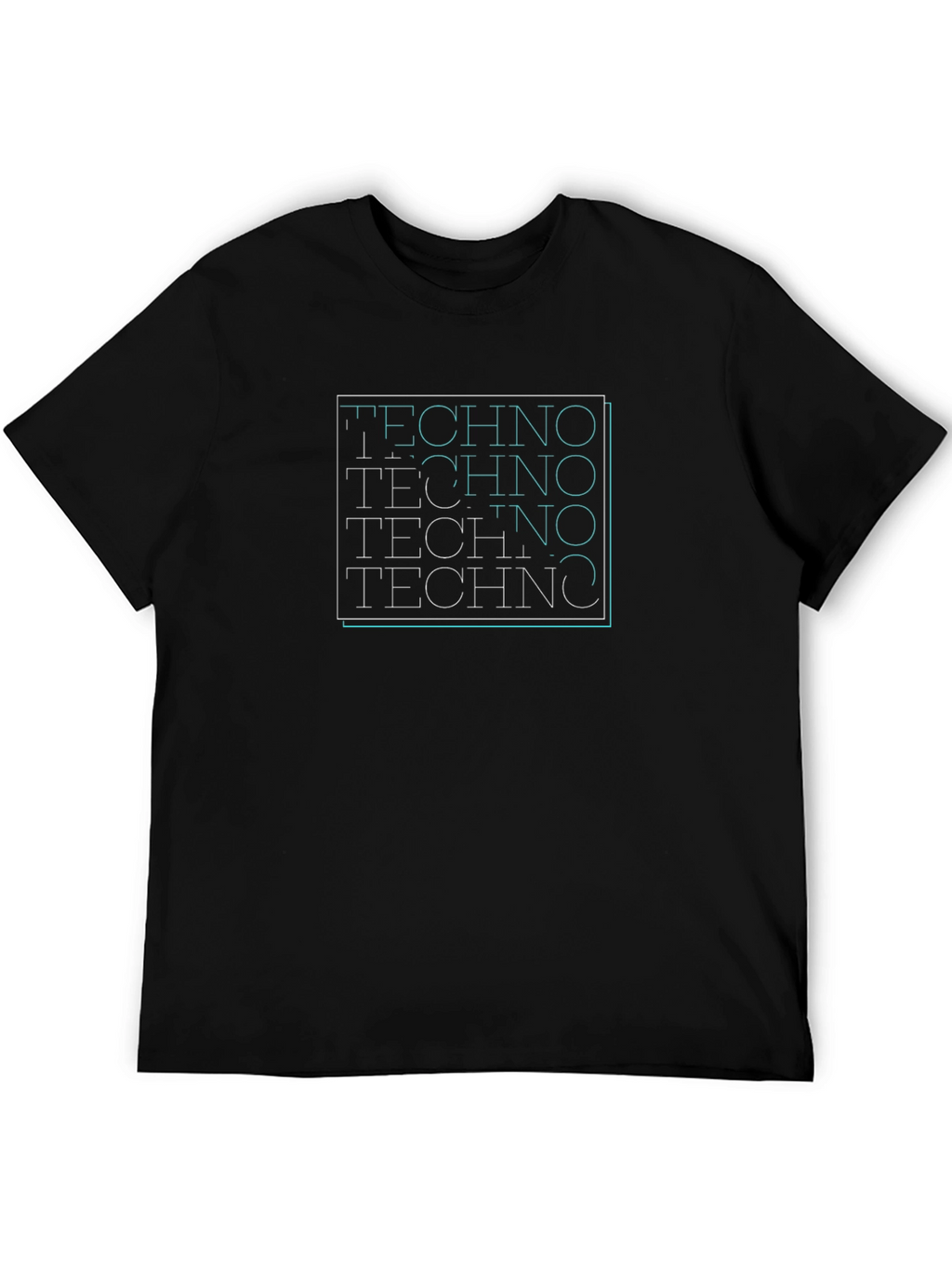 Techno Graphic Tee - Black