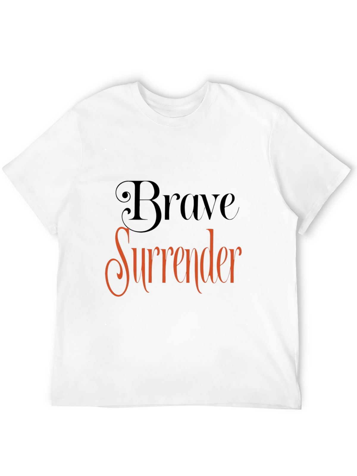 Brave Surrender Graphic Tee - Stylish Comfort