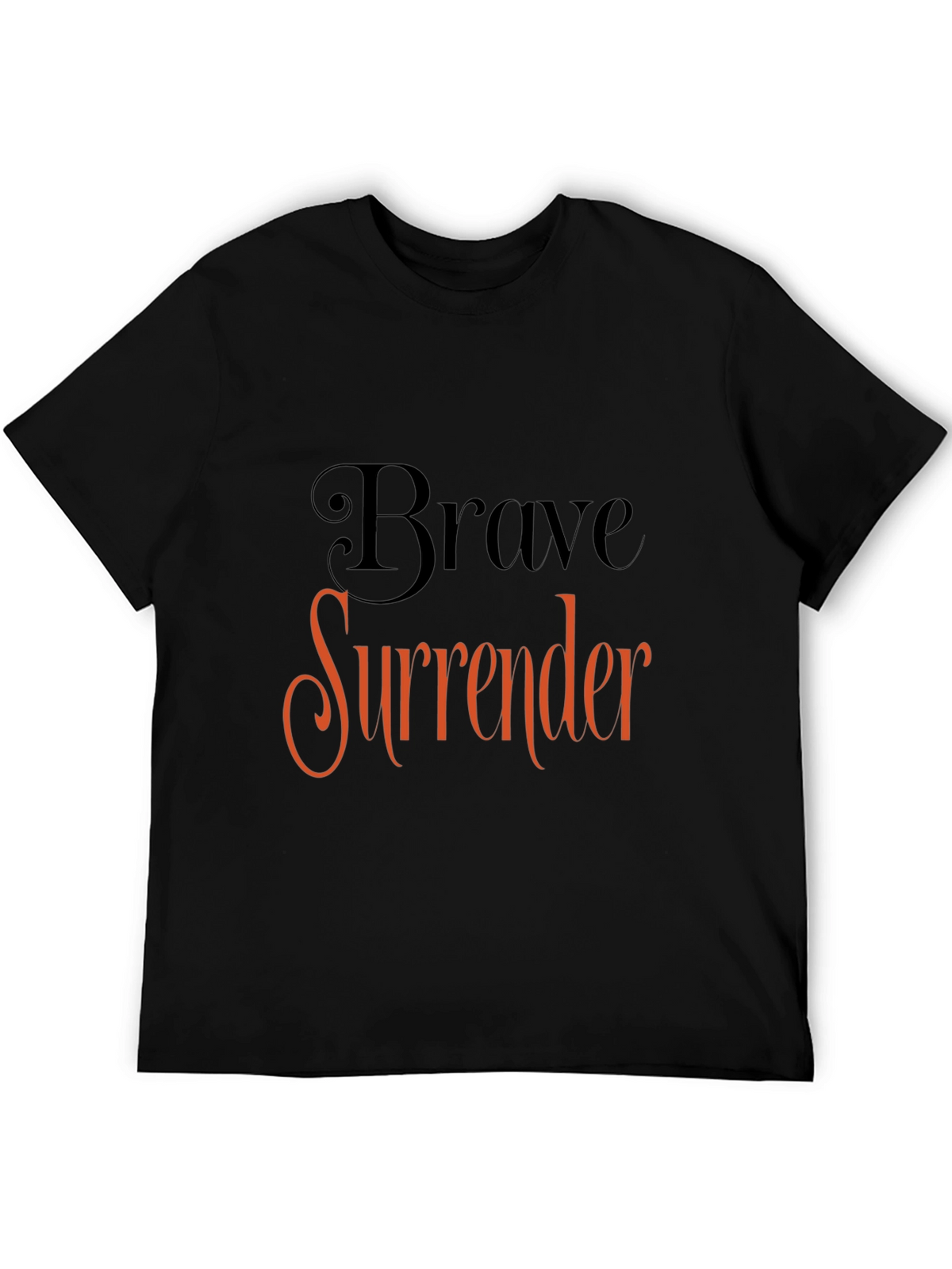 Brave Surrender Graphic Tee - Stylish Comfort