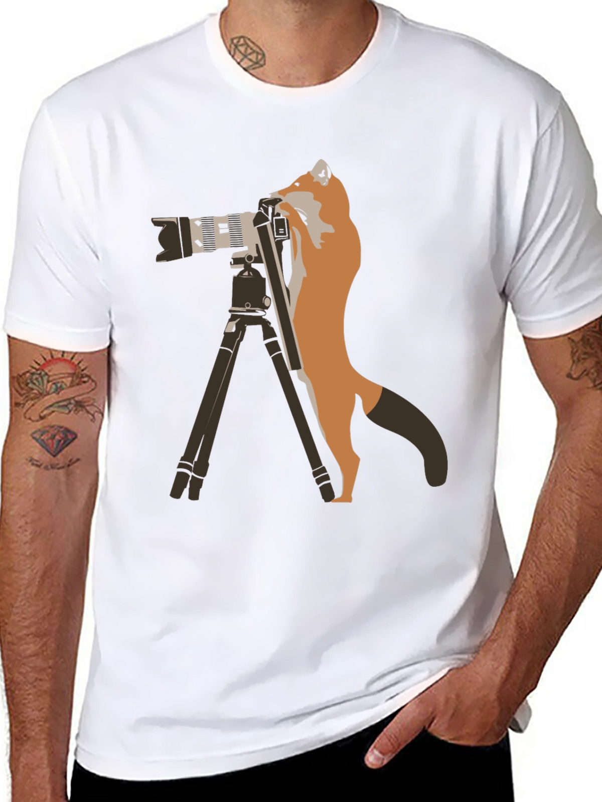 Fox Photographer T-Shirt - Wildlife Photography Apparel