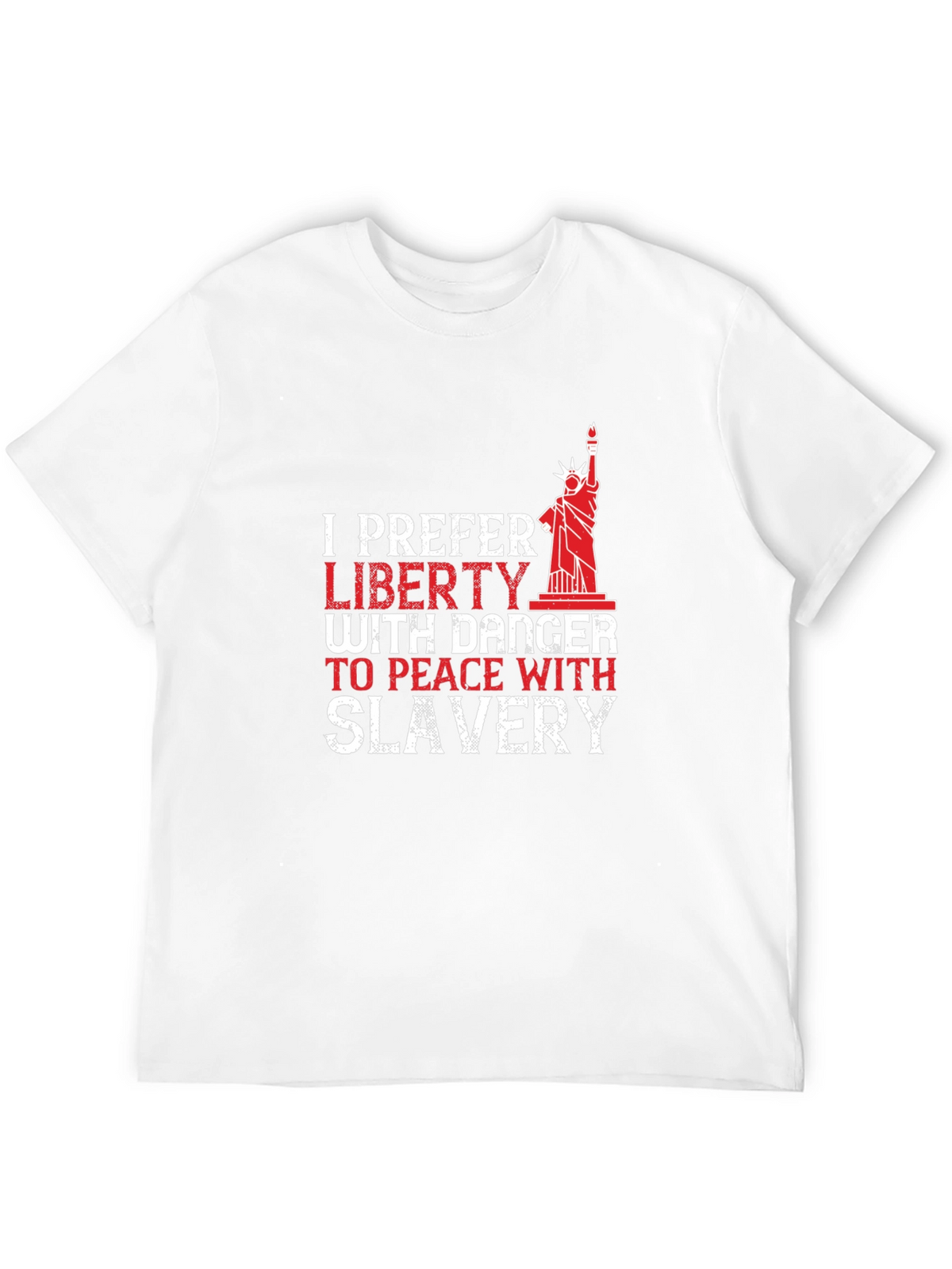 Liberty with Danger Mens T-Shirt