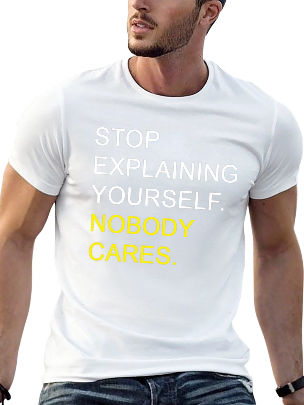 Sarcastic Graphic Tee - Nobody Cares T-Shirt