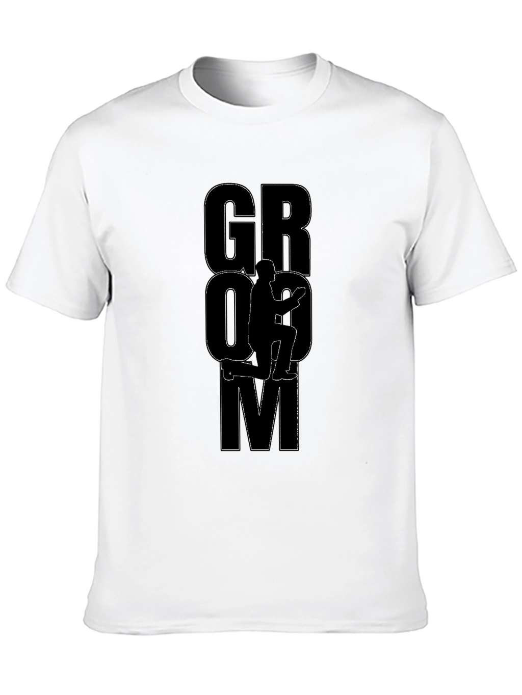Groom Design Black T-Shirt