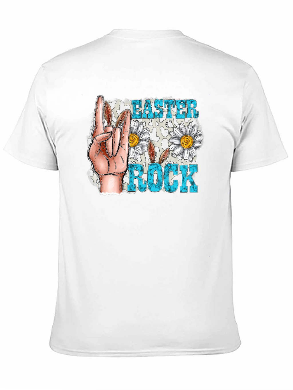 Easter Rock T-Shirt - Floral Hand Sign