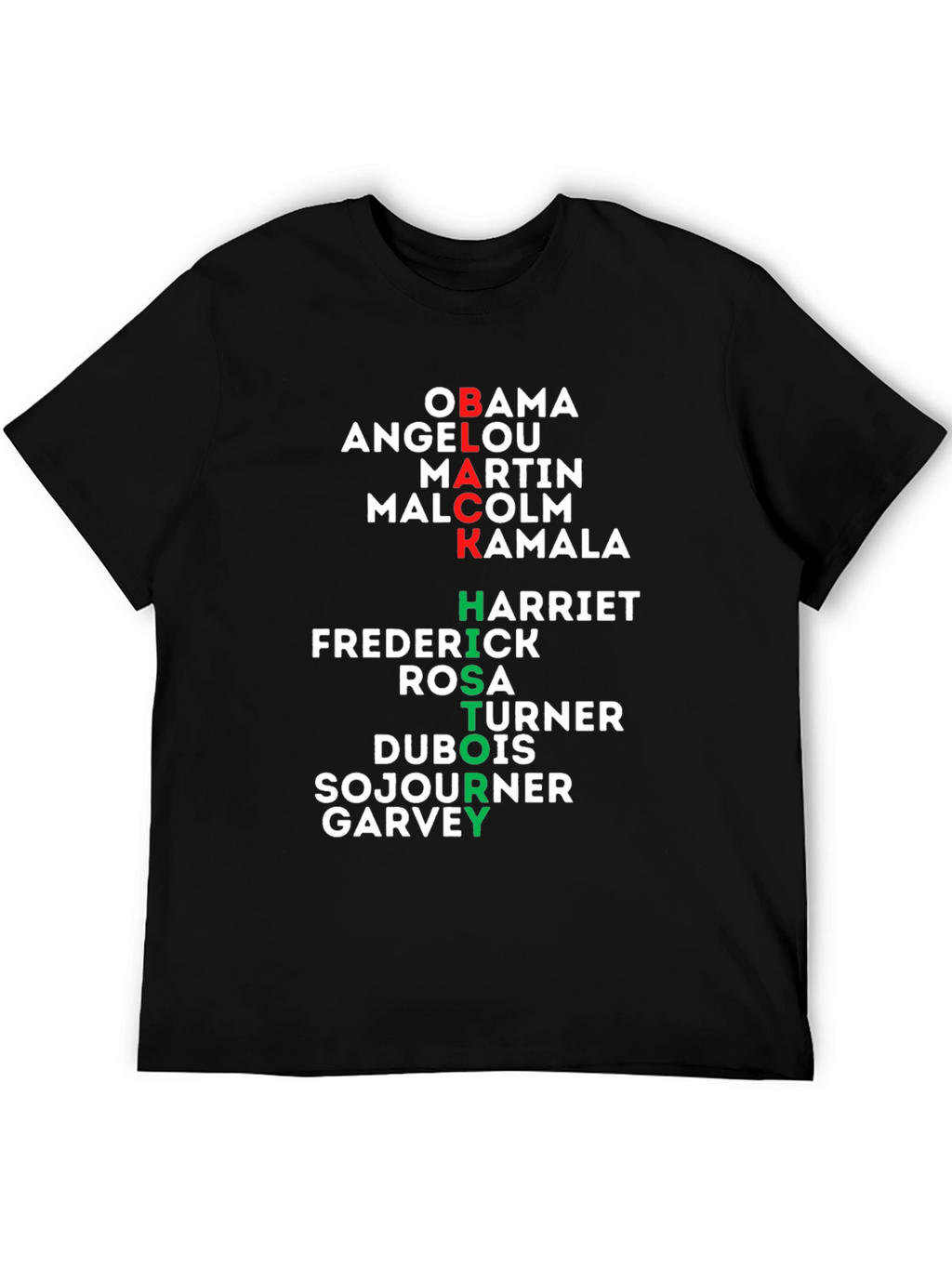Black History T-Shirt -  Obama Martin Kamala Harriet