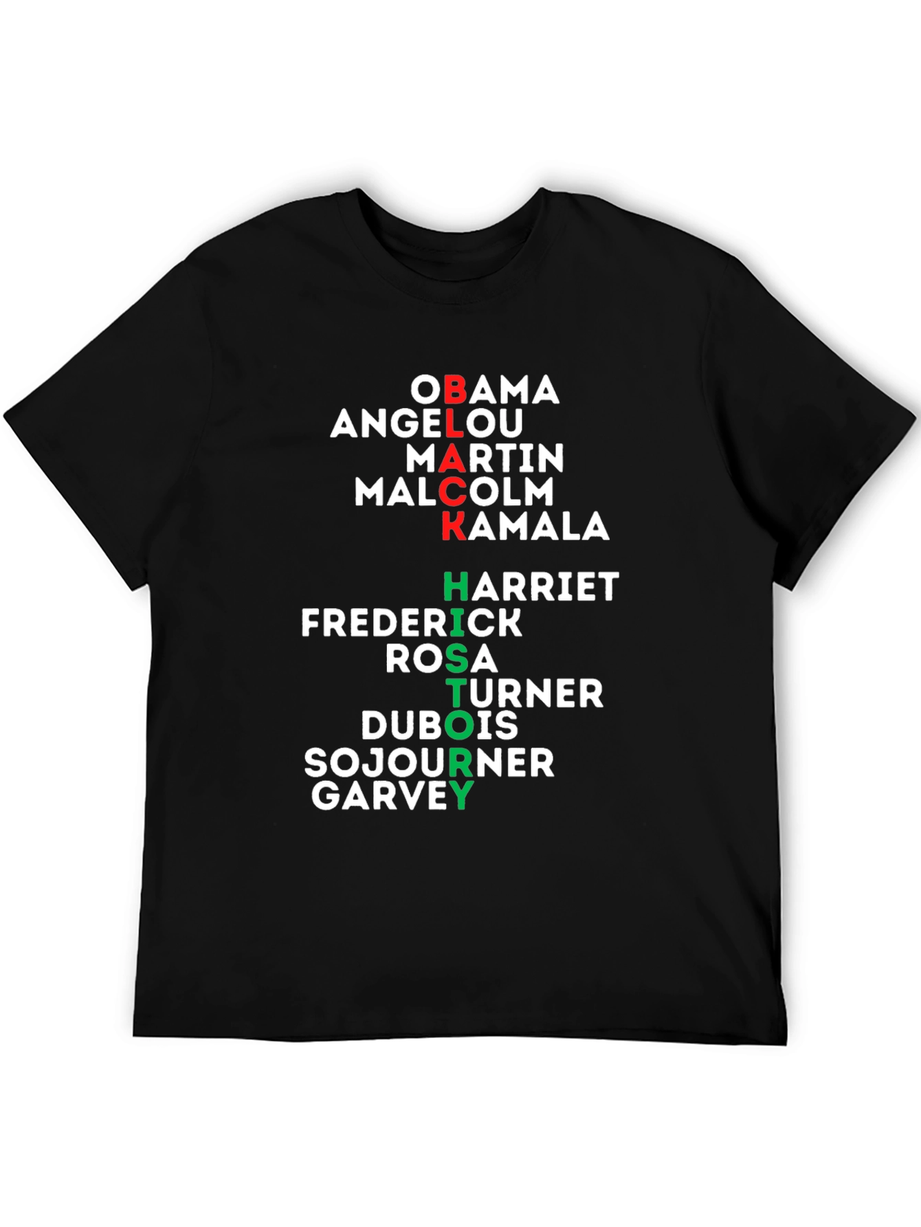 Black History T-Shirt -  Obama Martin Kamala Harriet