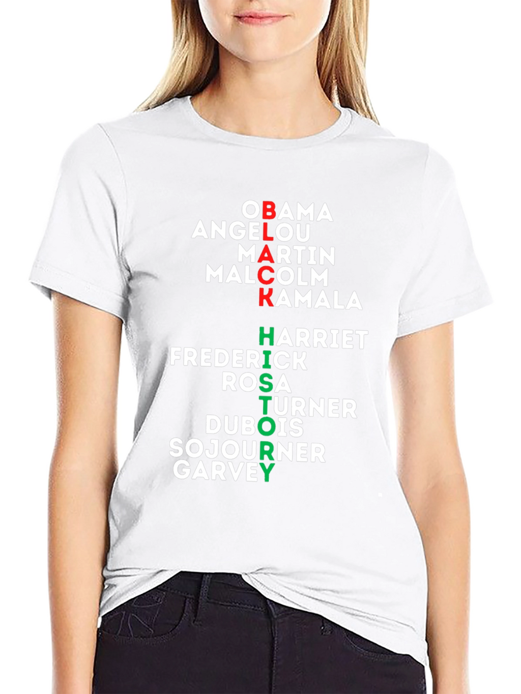 Black History T-Shirt -  Obama Martin Kamala Harriet