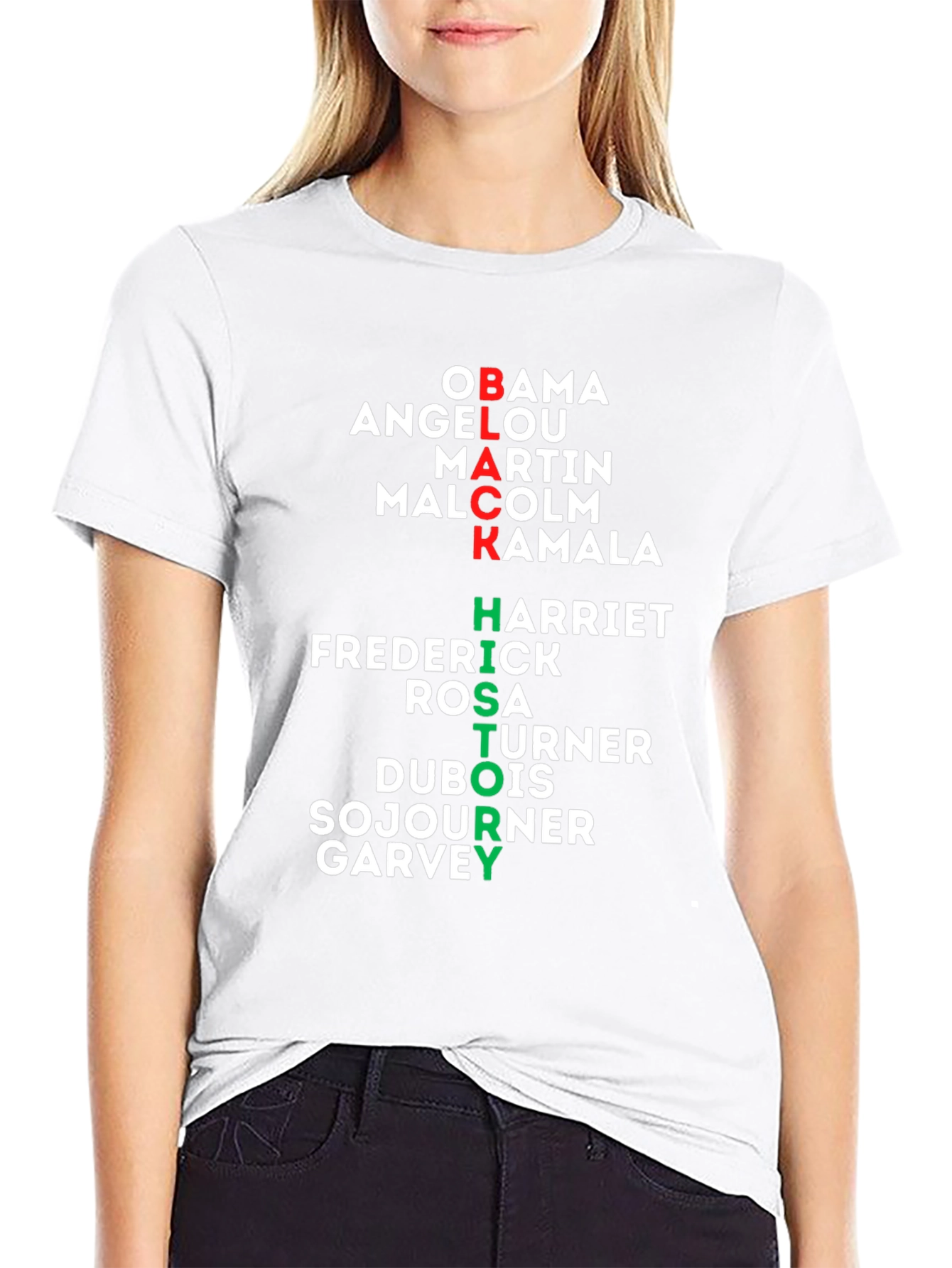 Black History T-Shirt -  Obama Martin Kamala Harriet