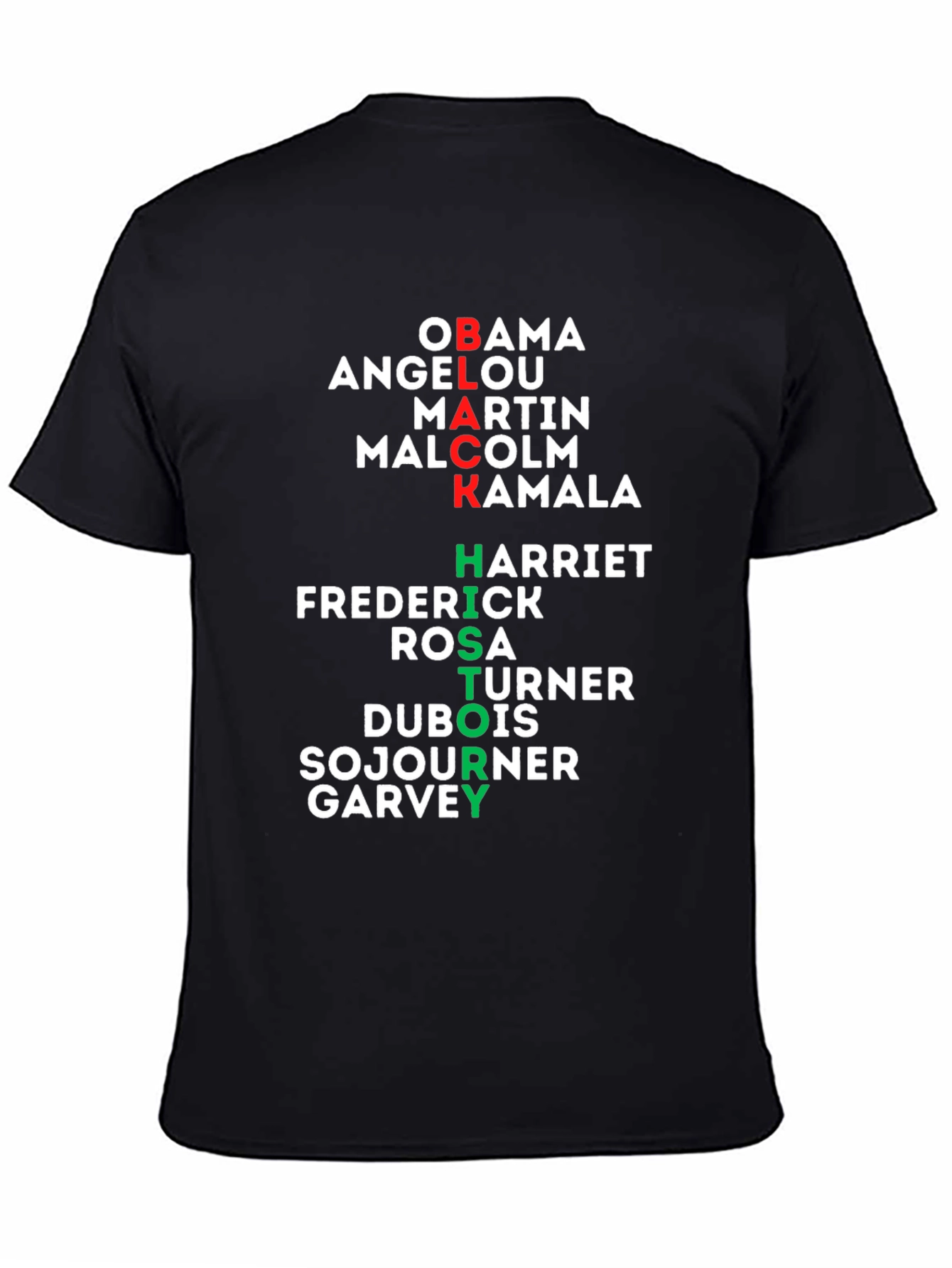 Black History T-Shirt -  Obama Martin Kamala Harriet