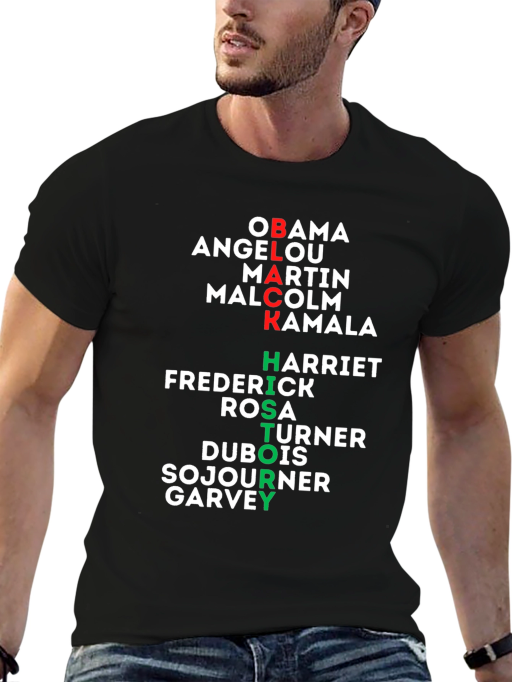 Black History T-Shirt -  Obama Martin Kamala Harriet