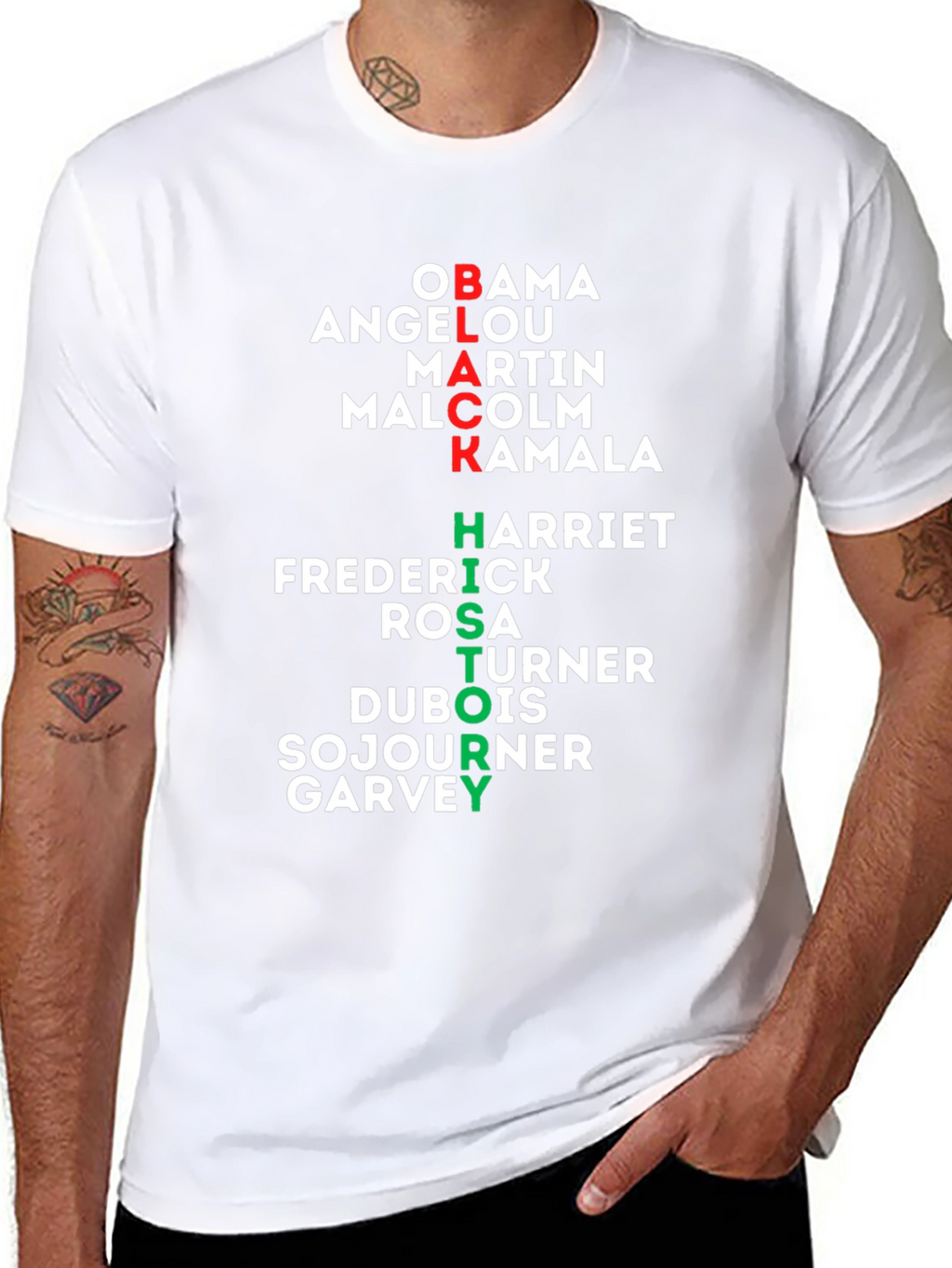 Black History T-Shirt -  Obama Martin Kamala Harriet