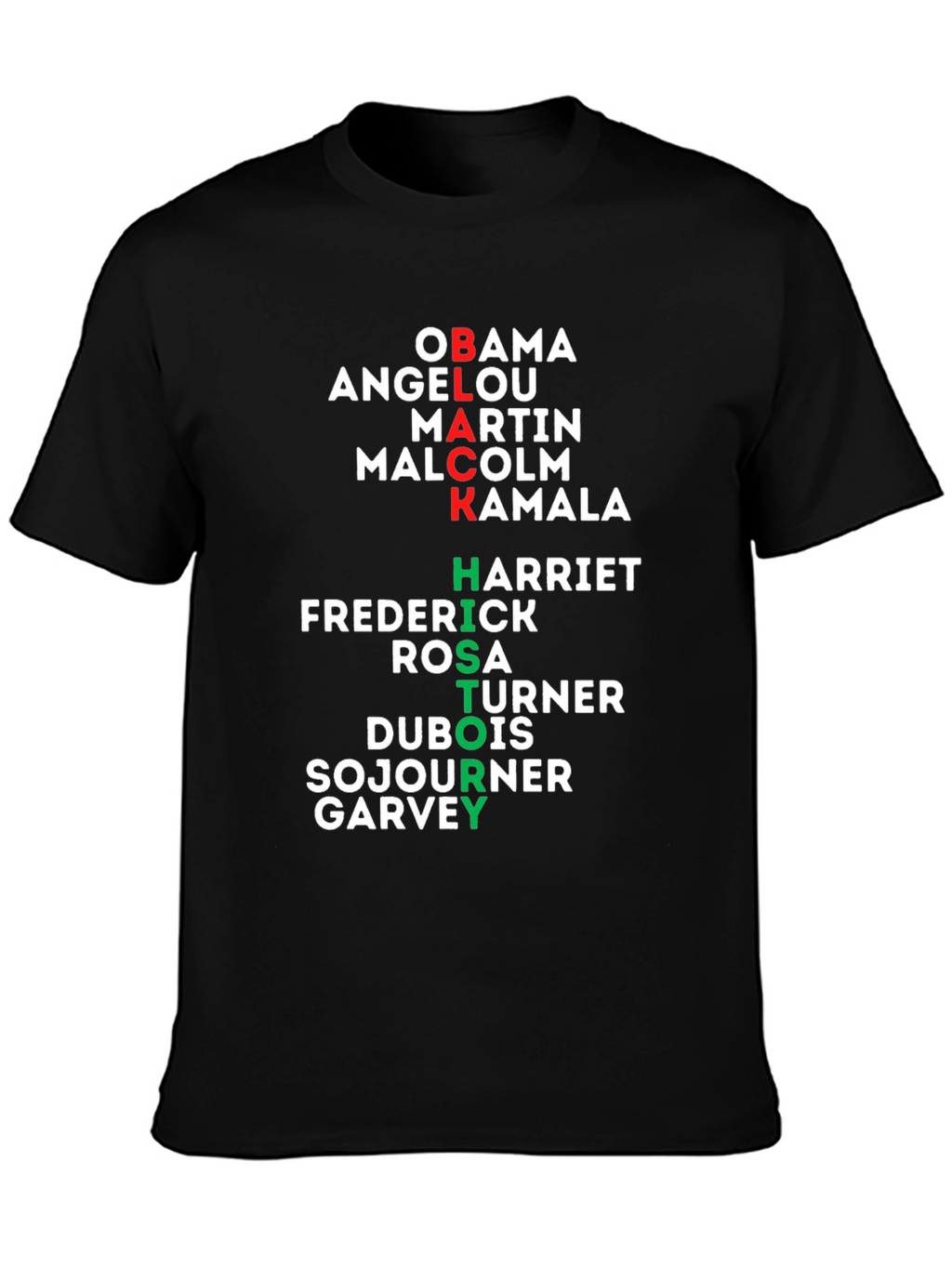 Black History T-Shirt -  Obama Martin Kamala Harriet