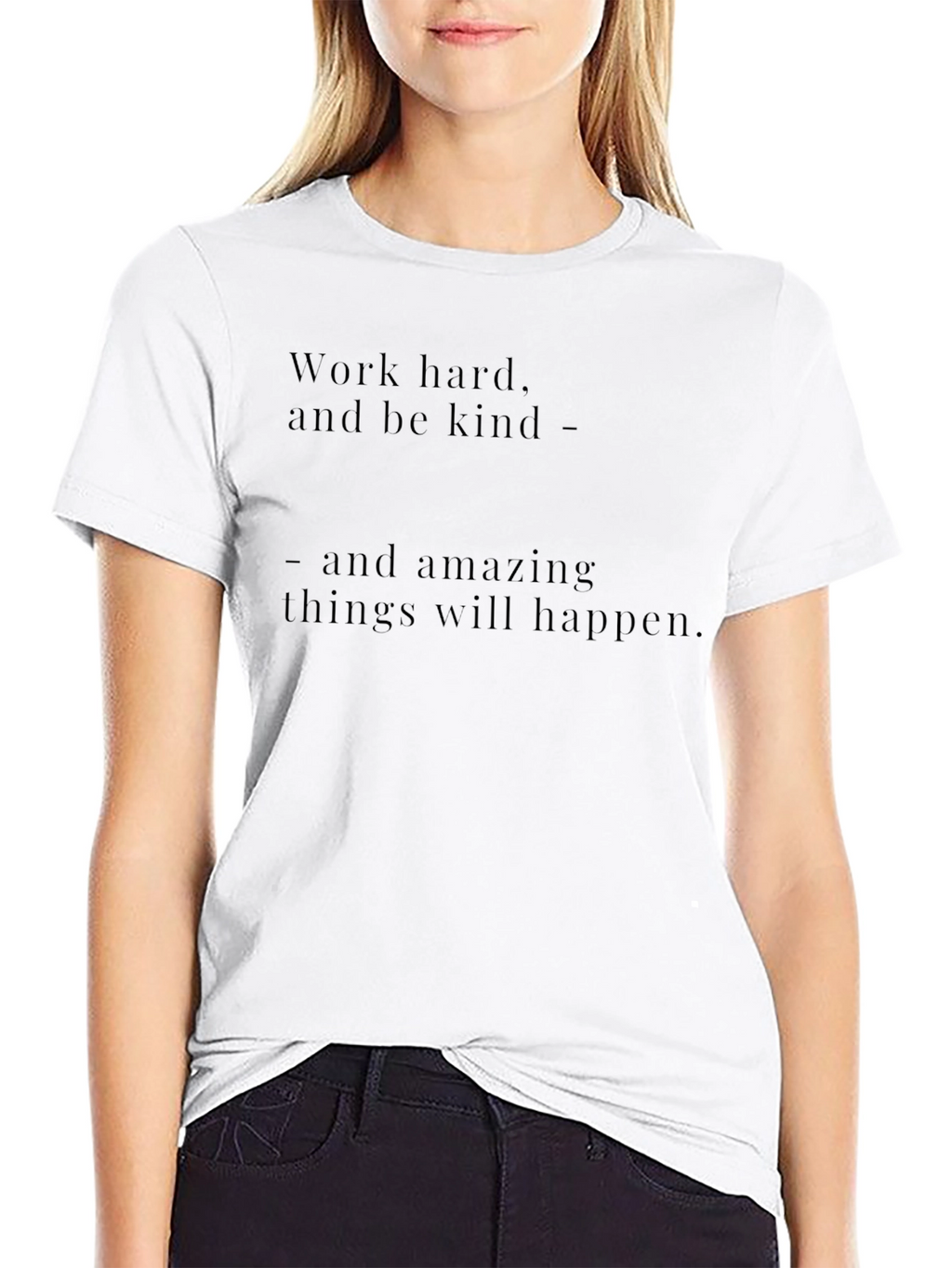 Work Hard Be Kind Graphic Tee