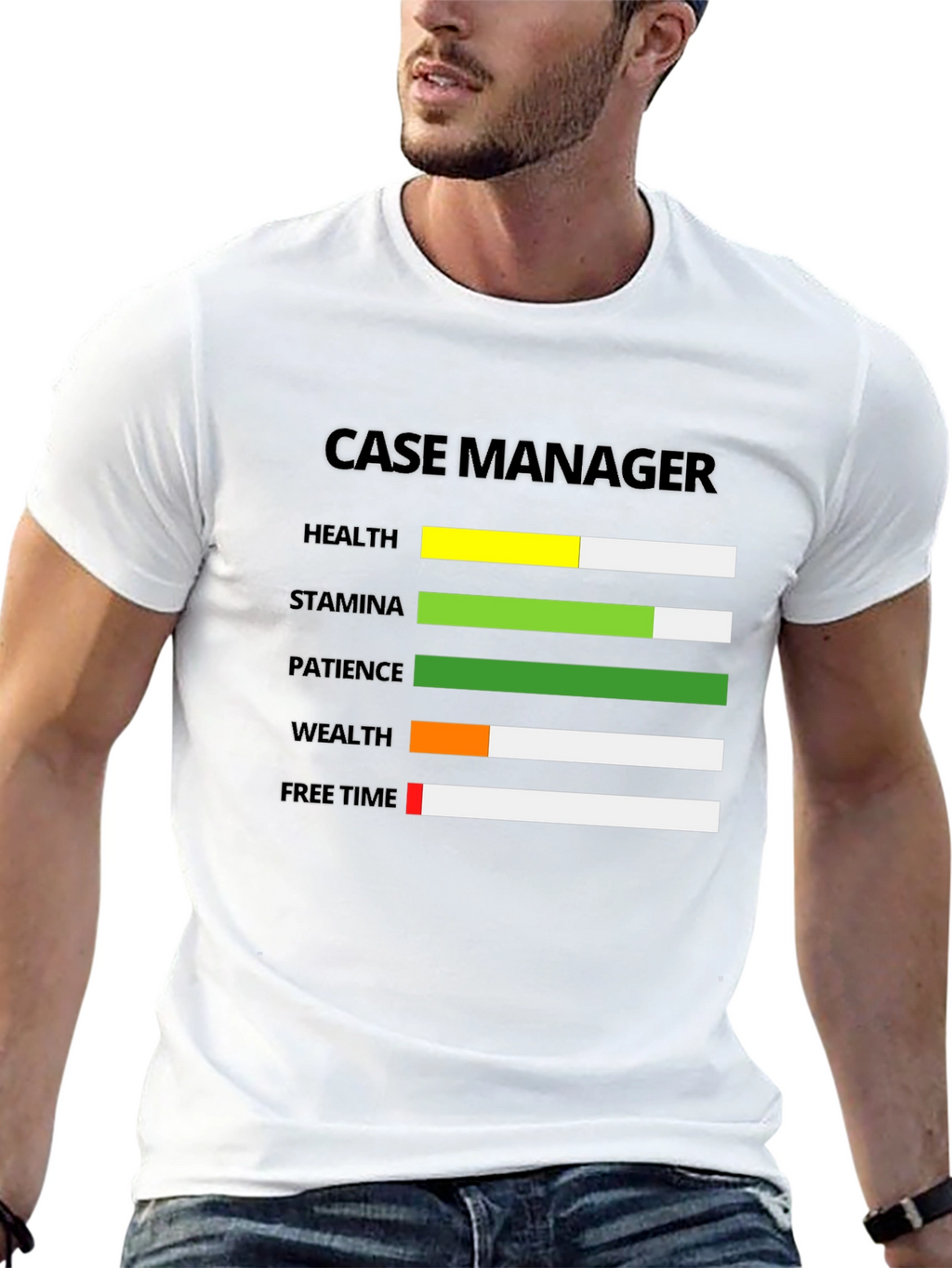 Case Manager Status Graphic T-Shirt