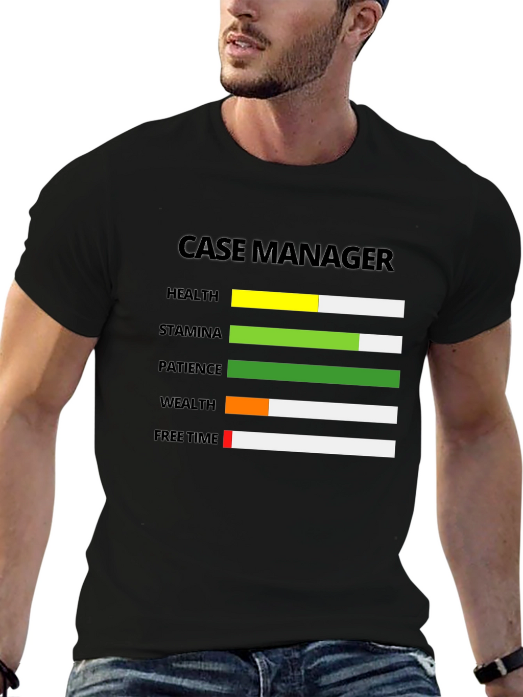 Case Manager Status Graphic T-Shirt