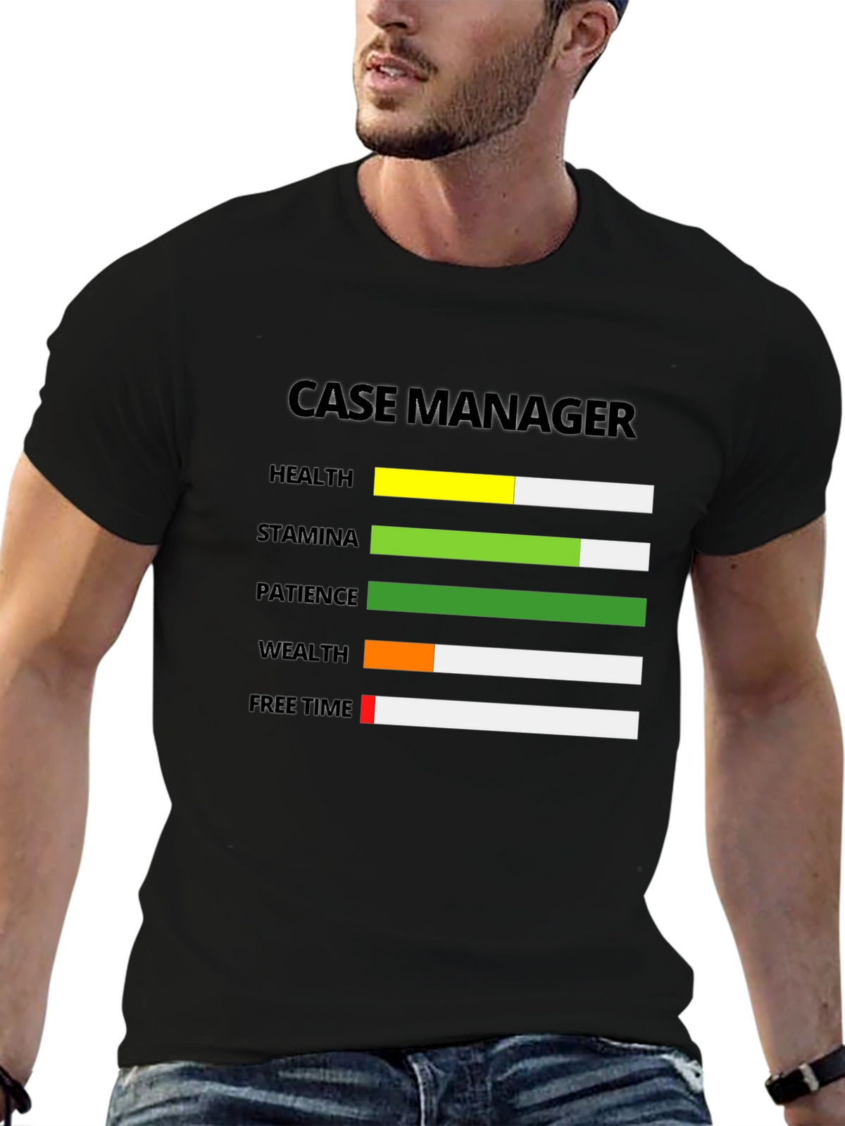 Case Manager Status Graphic T-Shirt