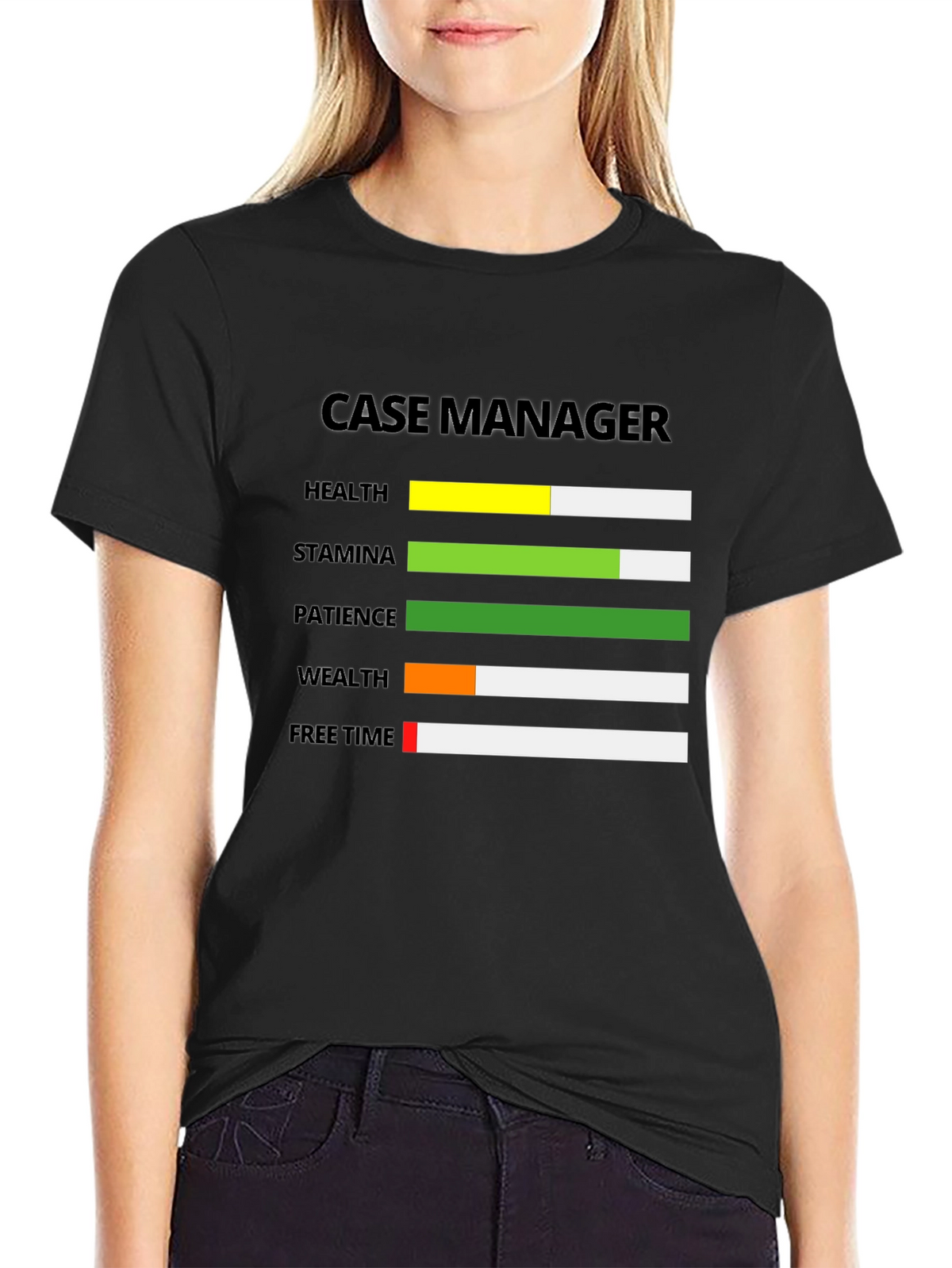 Case Manager Status Graphic T-Shirt