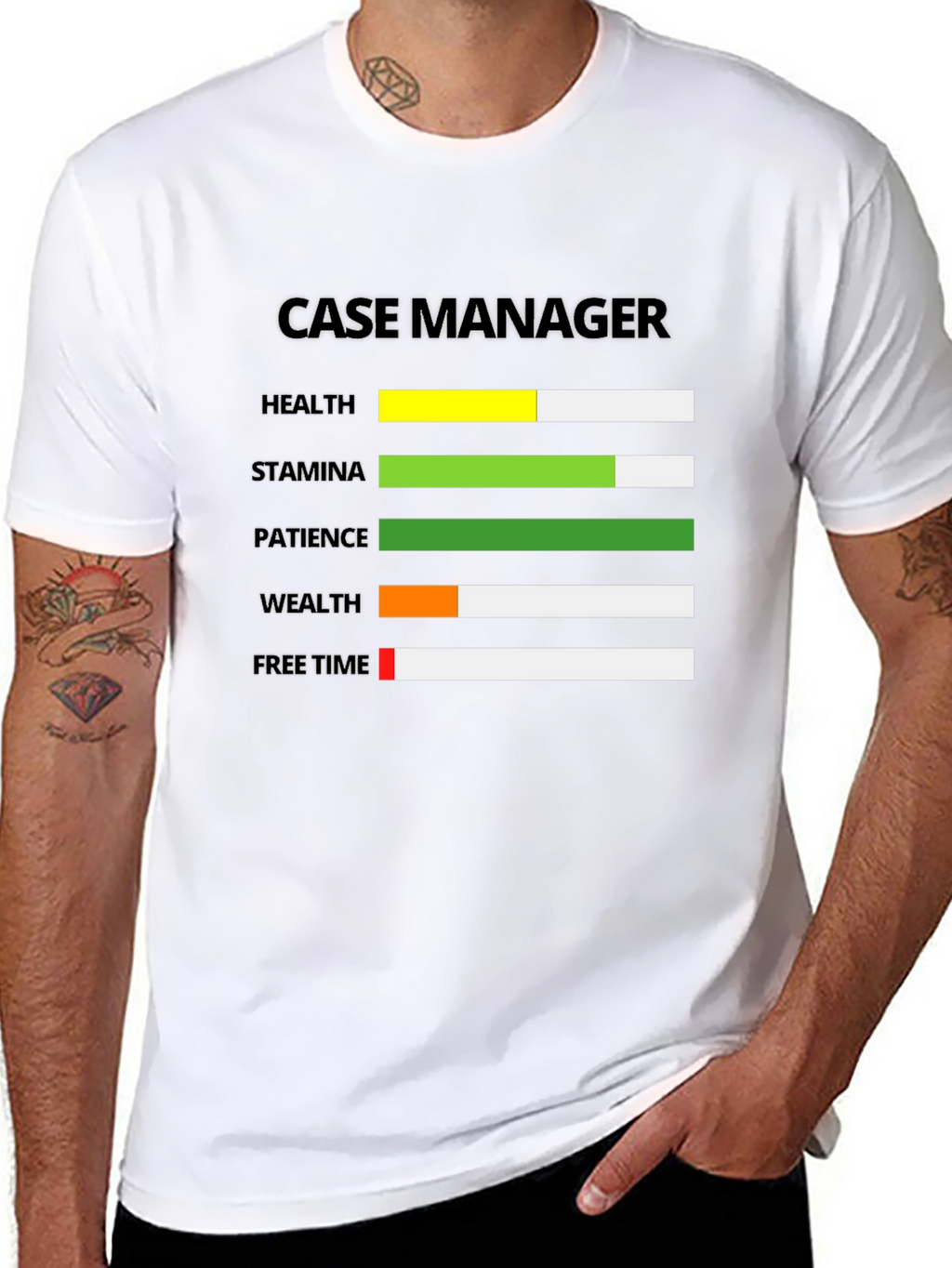 Case Manager Status Graphic T-Shirt