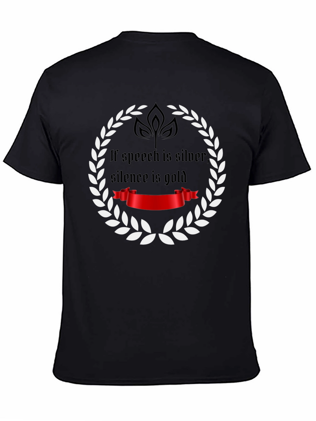 Speech Silver Silence Gold T-Shirt