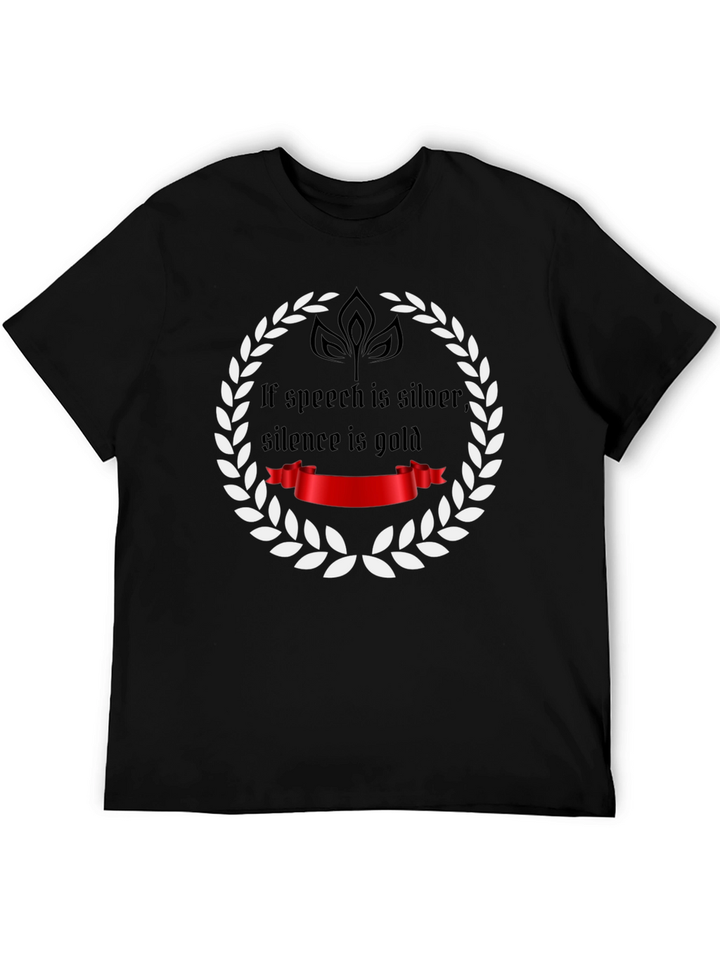 Speech Silver Silence Gold T-Shirt