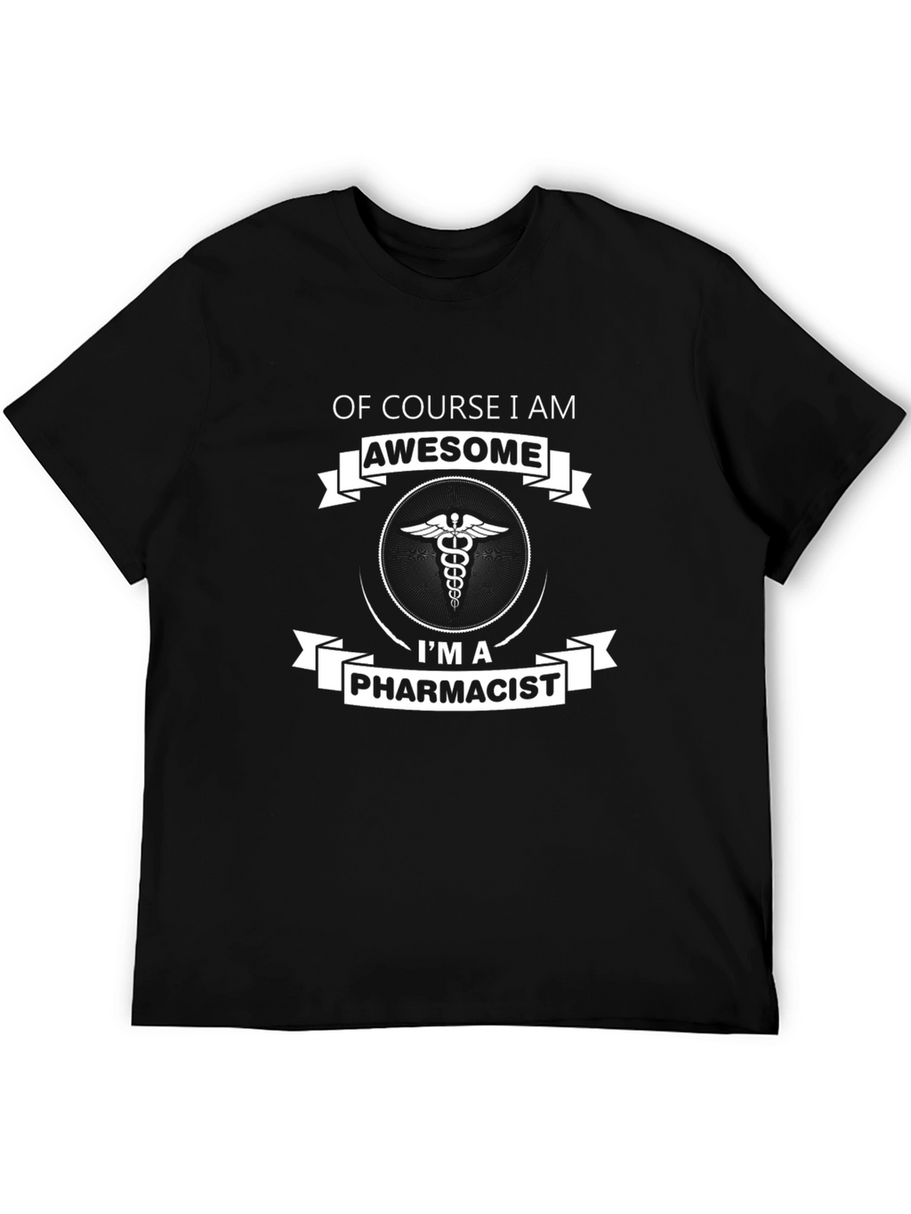 Awesome Pharmacist Graphic T-Shirt - Black Cotton Tee