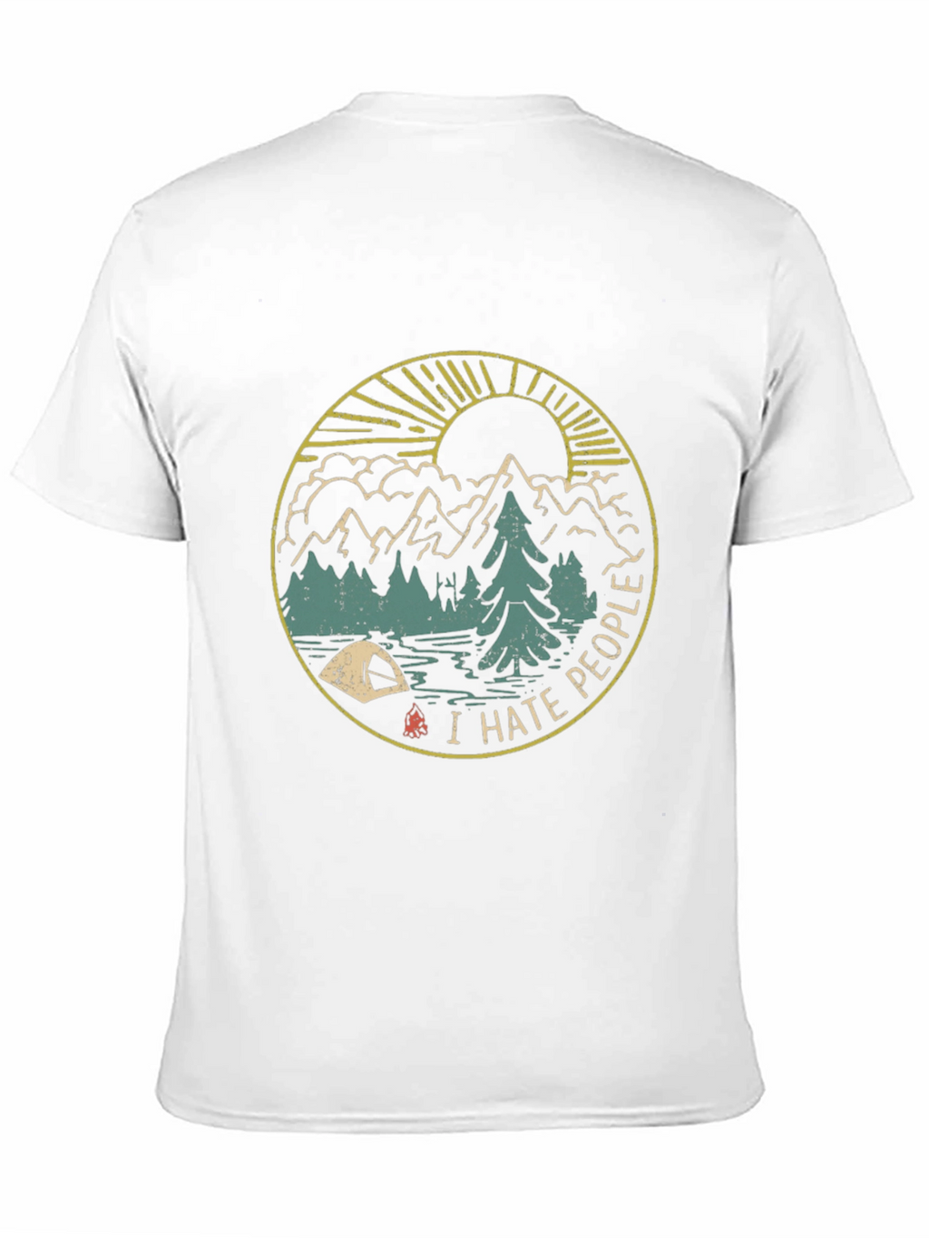 I Hate People Camping Graphic T-Shirt