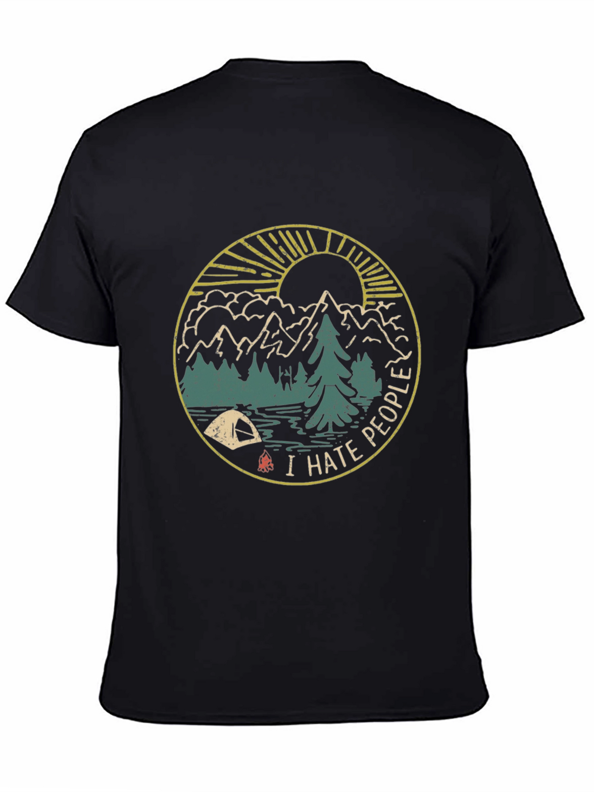 I Hate People Camping Graphic T-Shirt