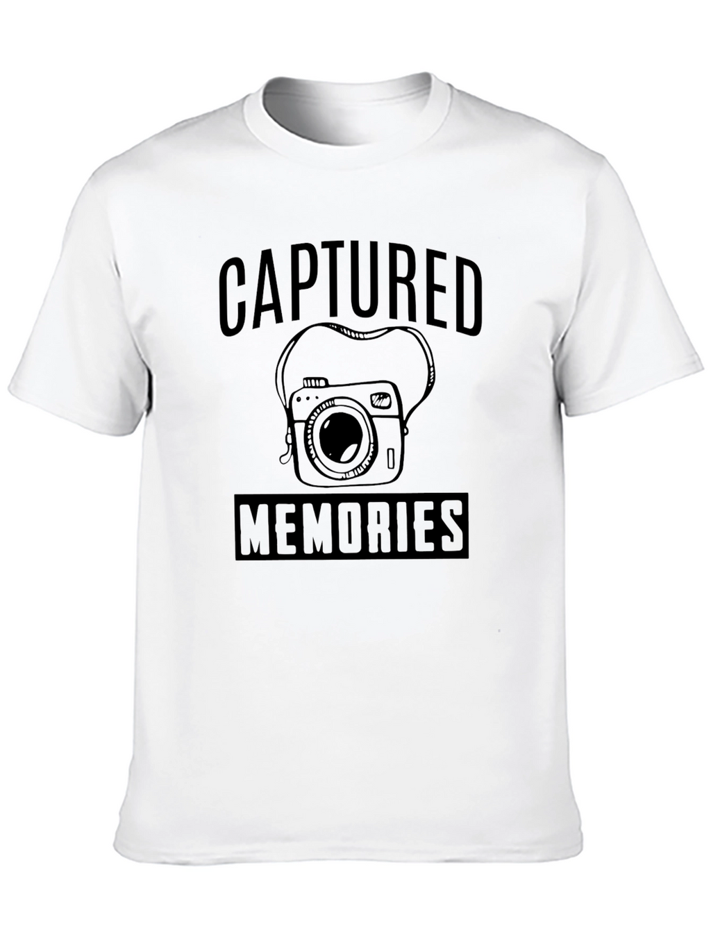 Captured Memories Black Graphic Tee
