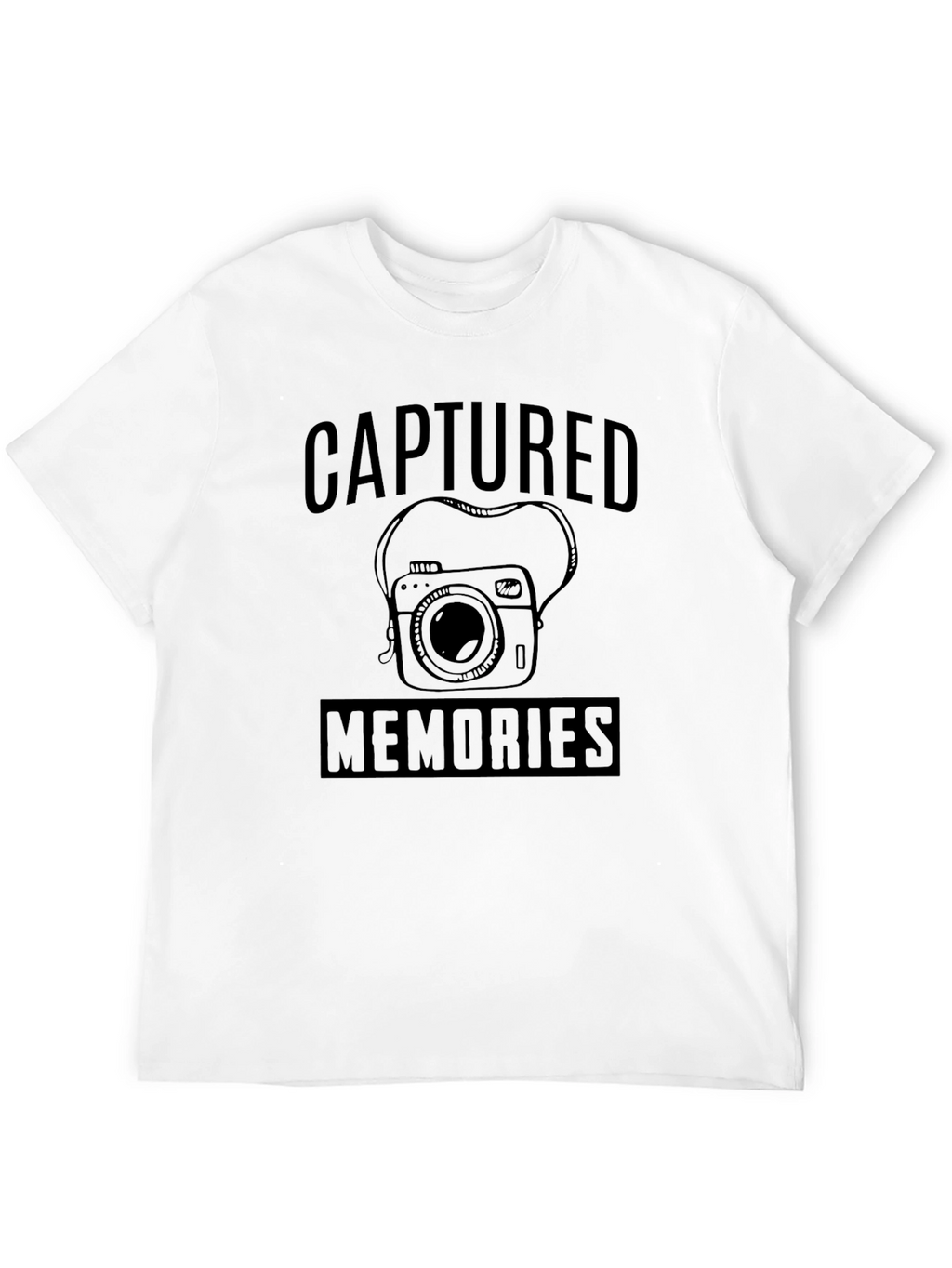 Captured Memories Black Graphic Tee