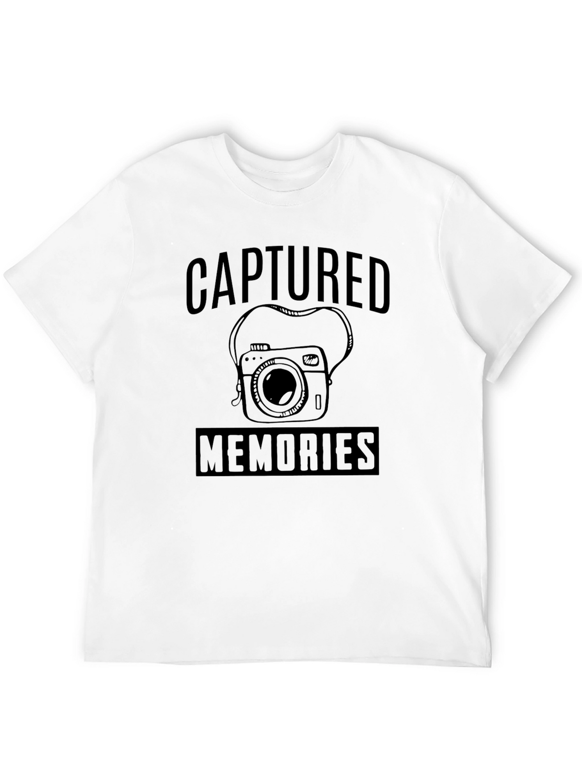 Captured Memories Black Graphic Tee