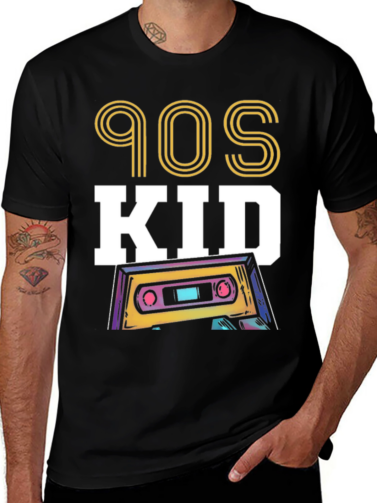 90s Kid Cassette Tape Graphic Tee