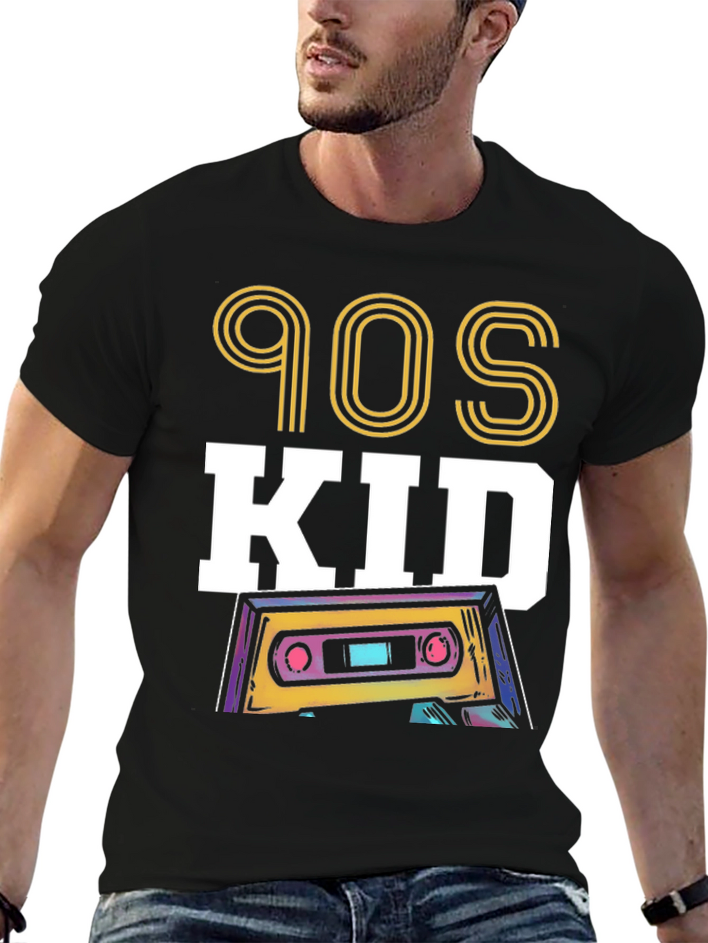 90s Kid Cassette Tape Graphic Tee
