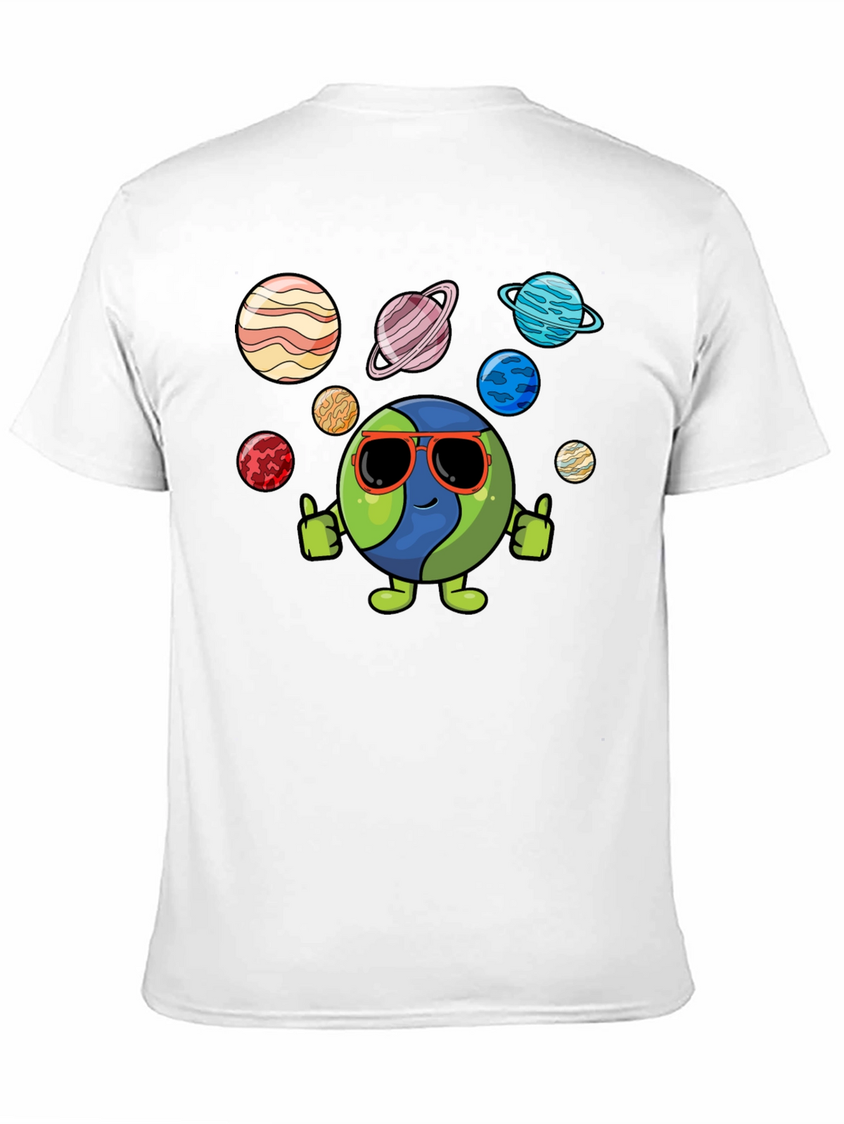 Cool Earth & Planets Graphic T-Shirt