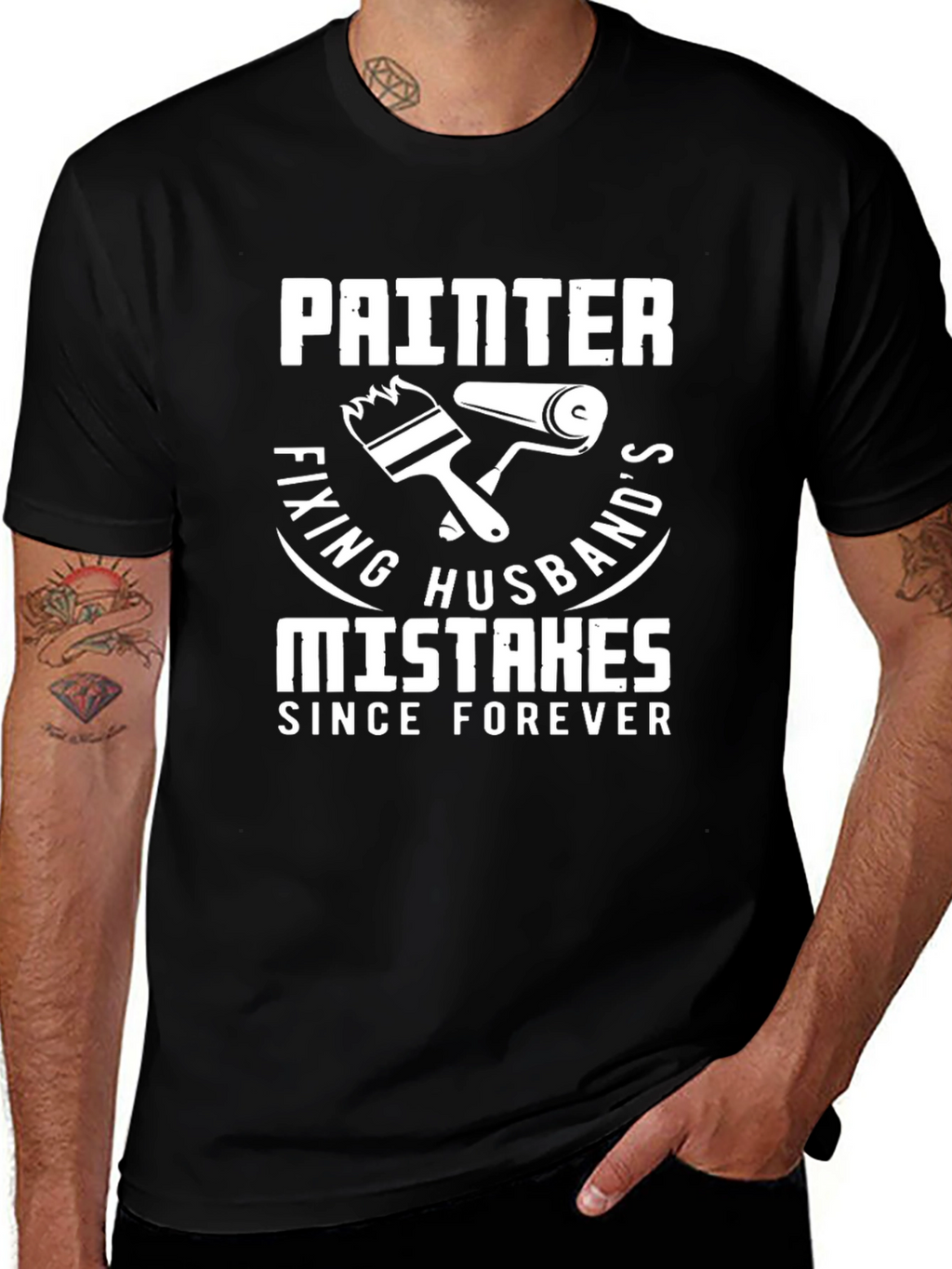 Painter Fixing Husbands Mistakes T-Shirt