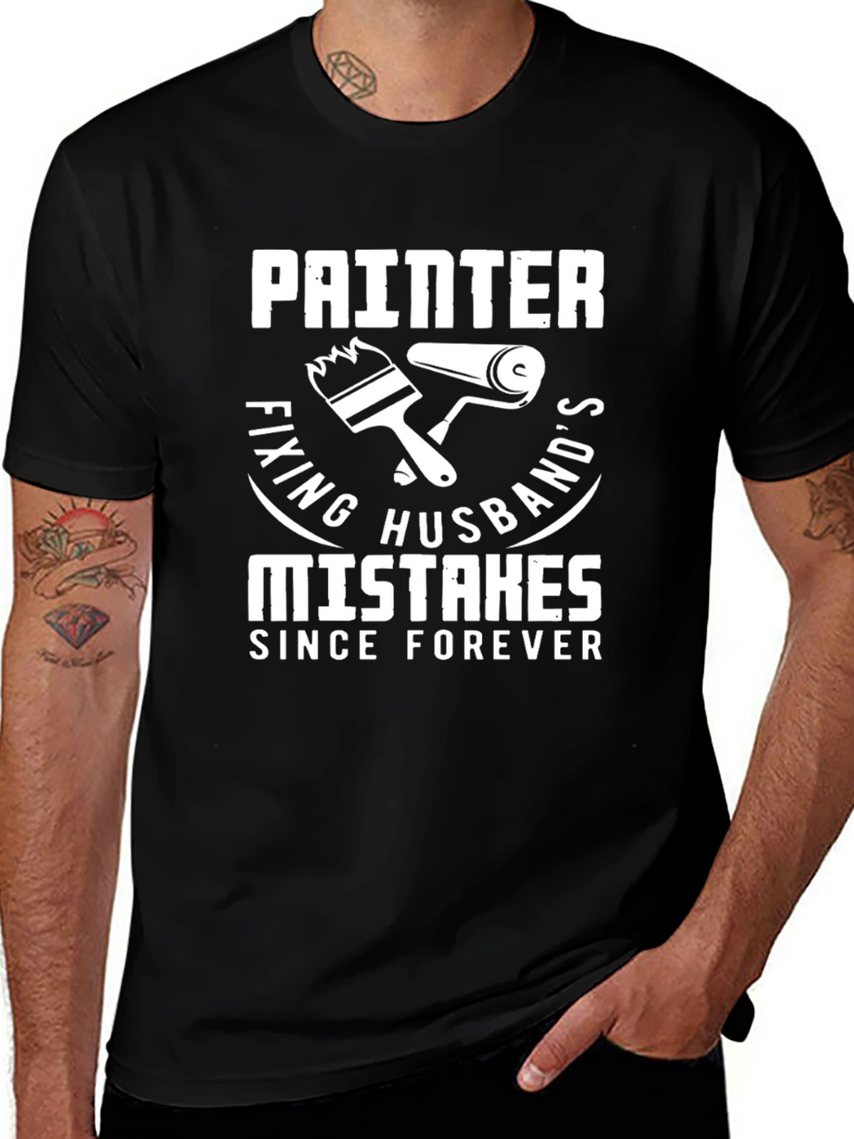 Painter Fixing Husbands Mistakes T-Shirt