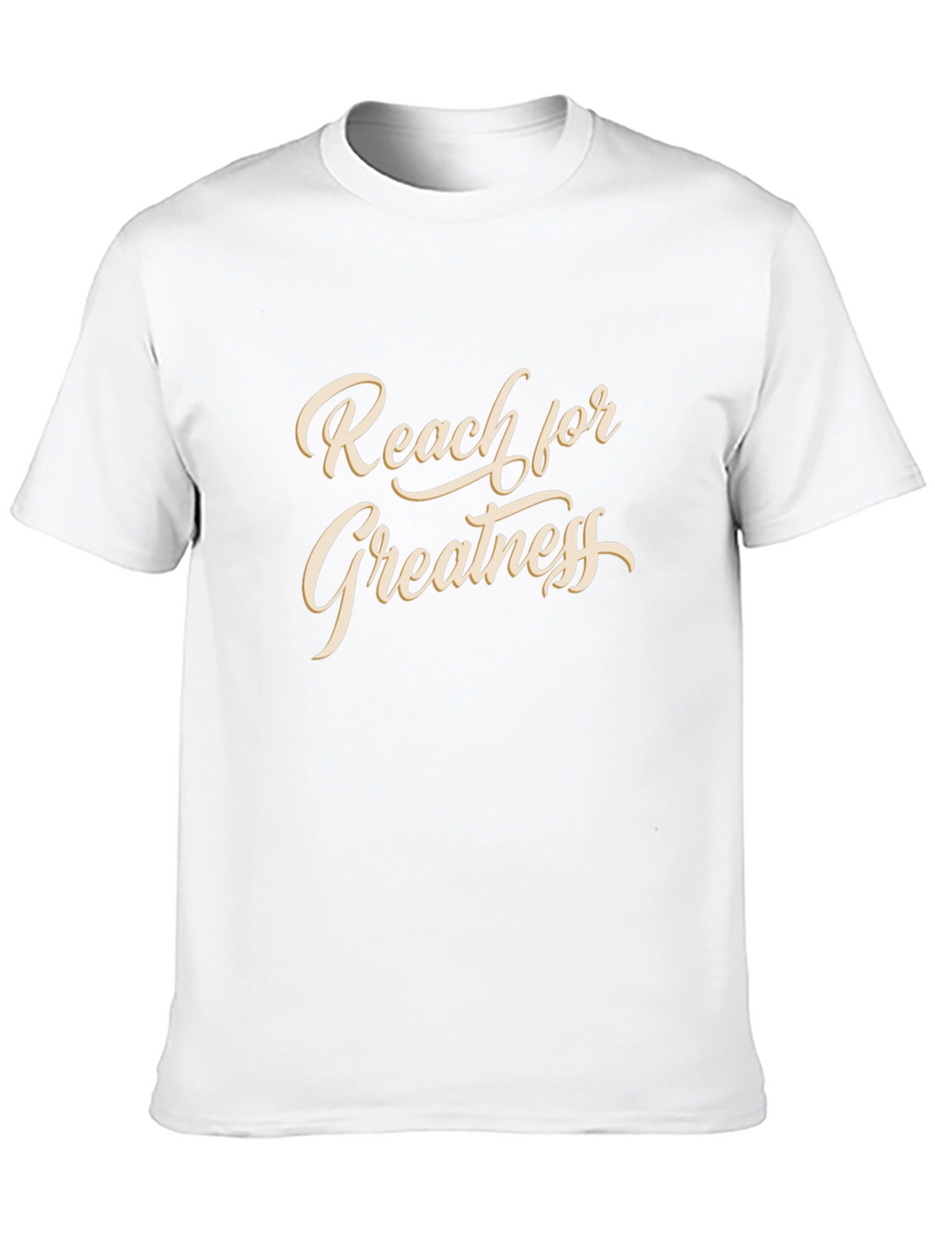Reach for Greatness T-Shirt - Motivational Black Tee