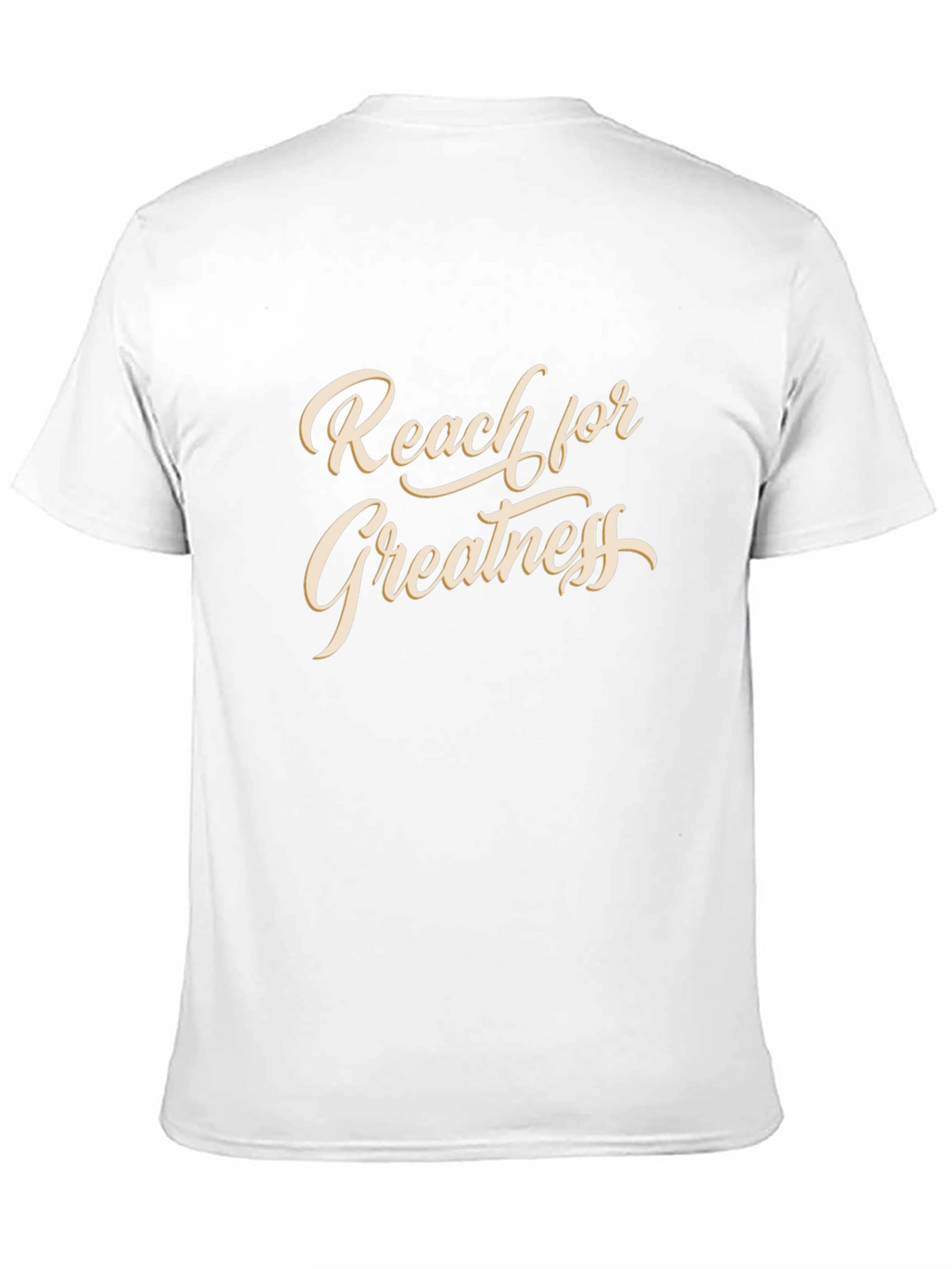 Reach for Greatness T-Shirt - Motivational Black Tee