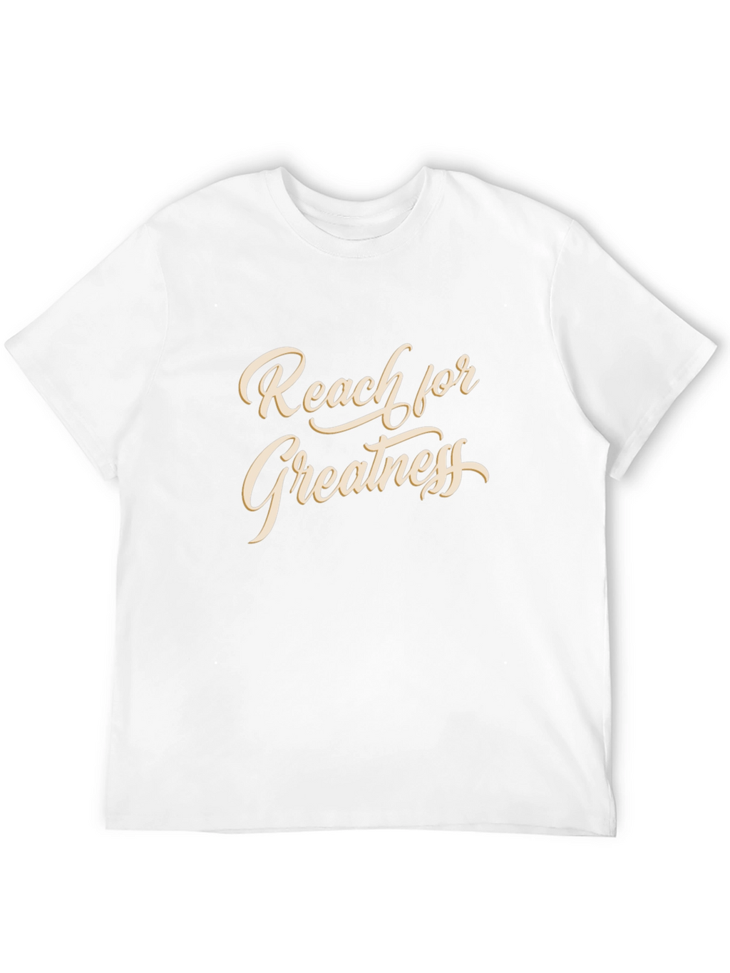 Reach for Greatness T-Shirt - Motivational Black Tee