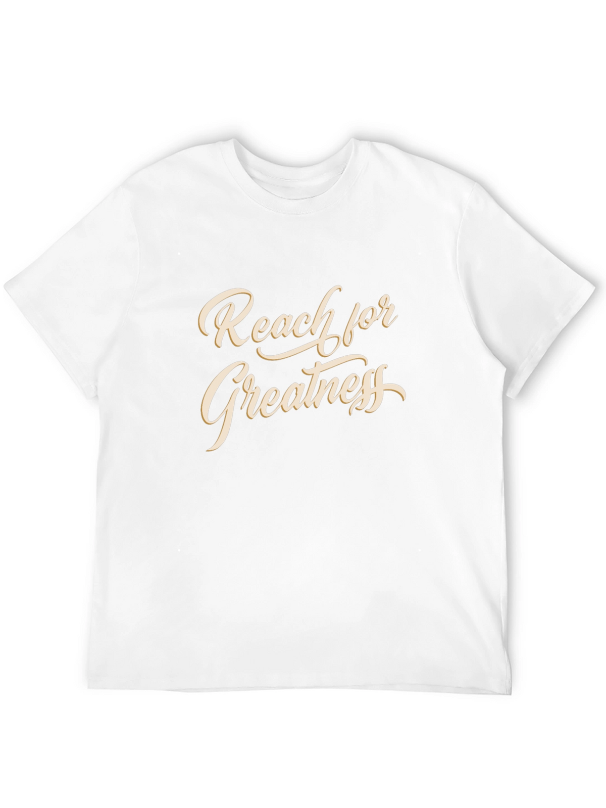 Reach for Greatness T-Shirt - Motivational Black Tee