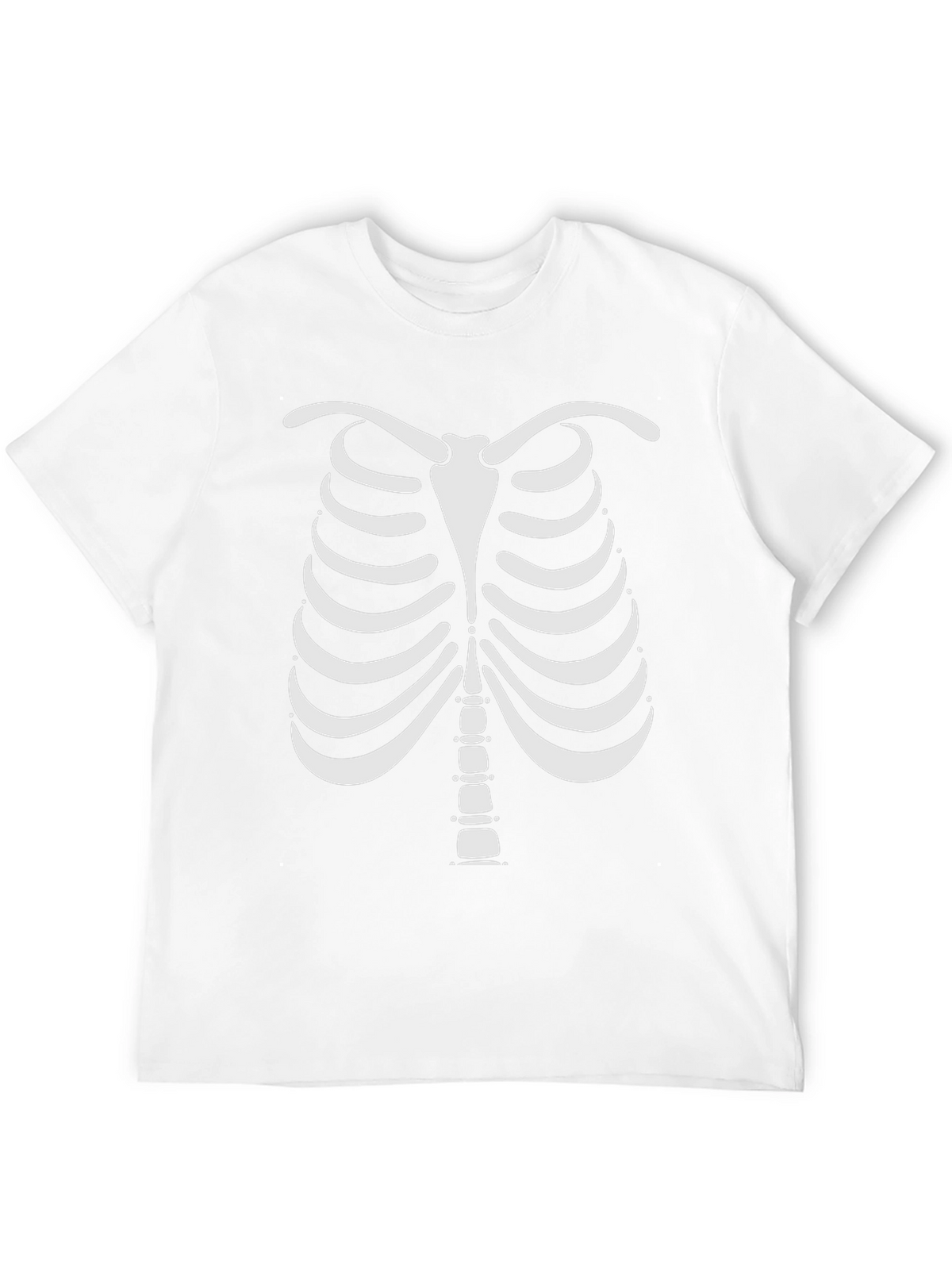 Skeleton Rib Cage Halloween Graphic Tee